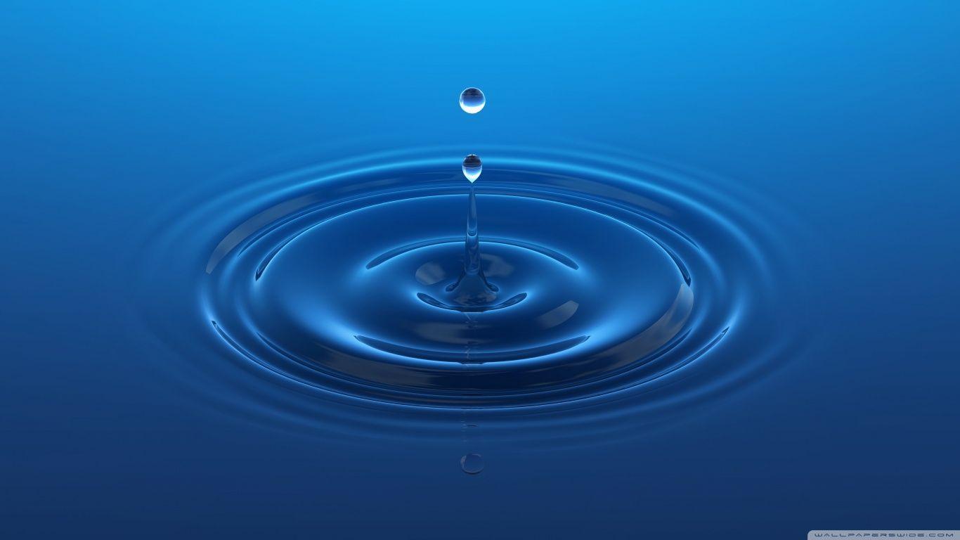 1366x768 Water Drop Ultra HD Desktop Background Wallpaper for 4K UHD TV
