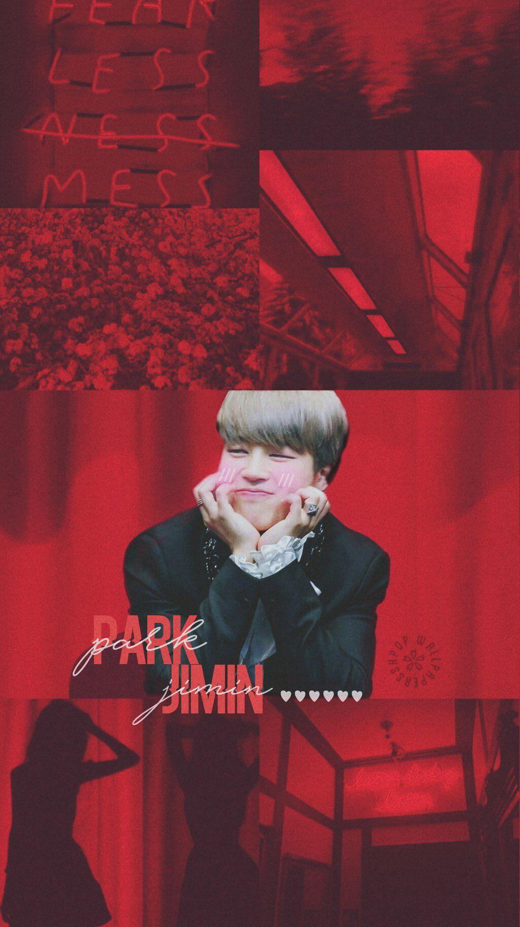 Jimin Red Aesthetic Wallpapers - Top Free Jimin Red Aesthetic ...