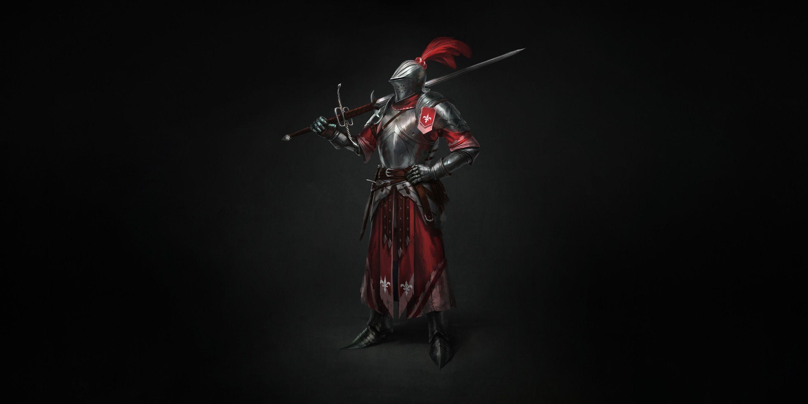 2800x1400 Image Armor Swords Knight by Max Yenin 1500 Medieval knight