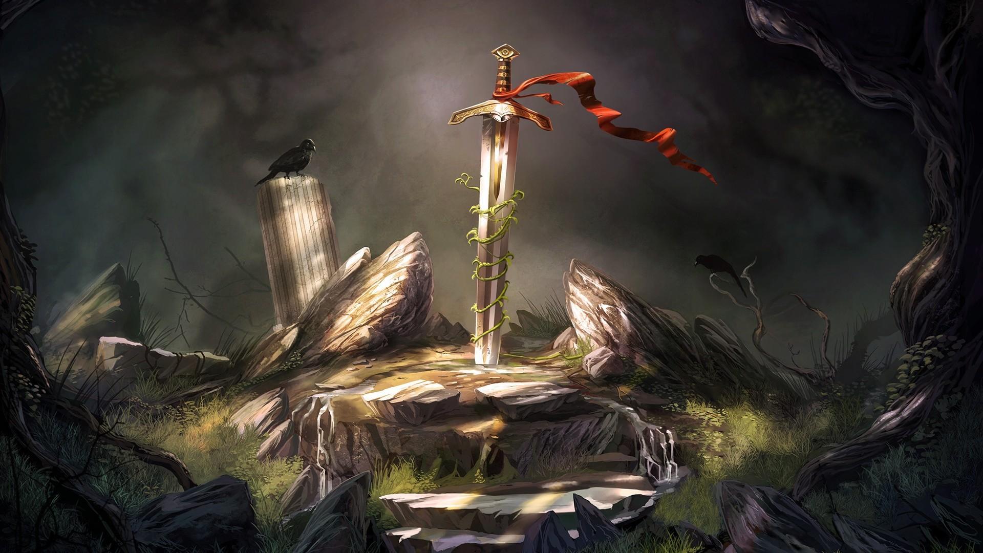 1920x1080 Excalibur Sword