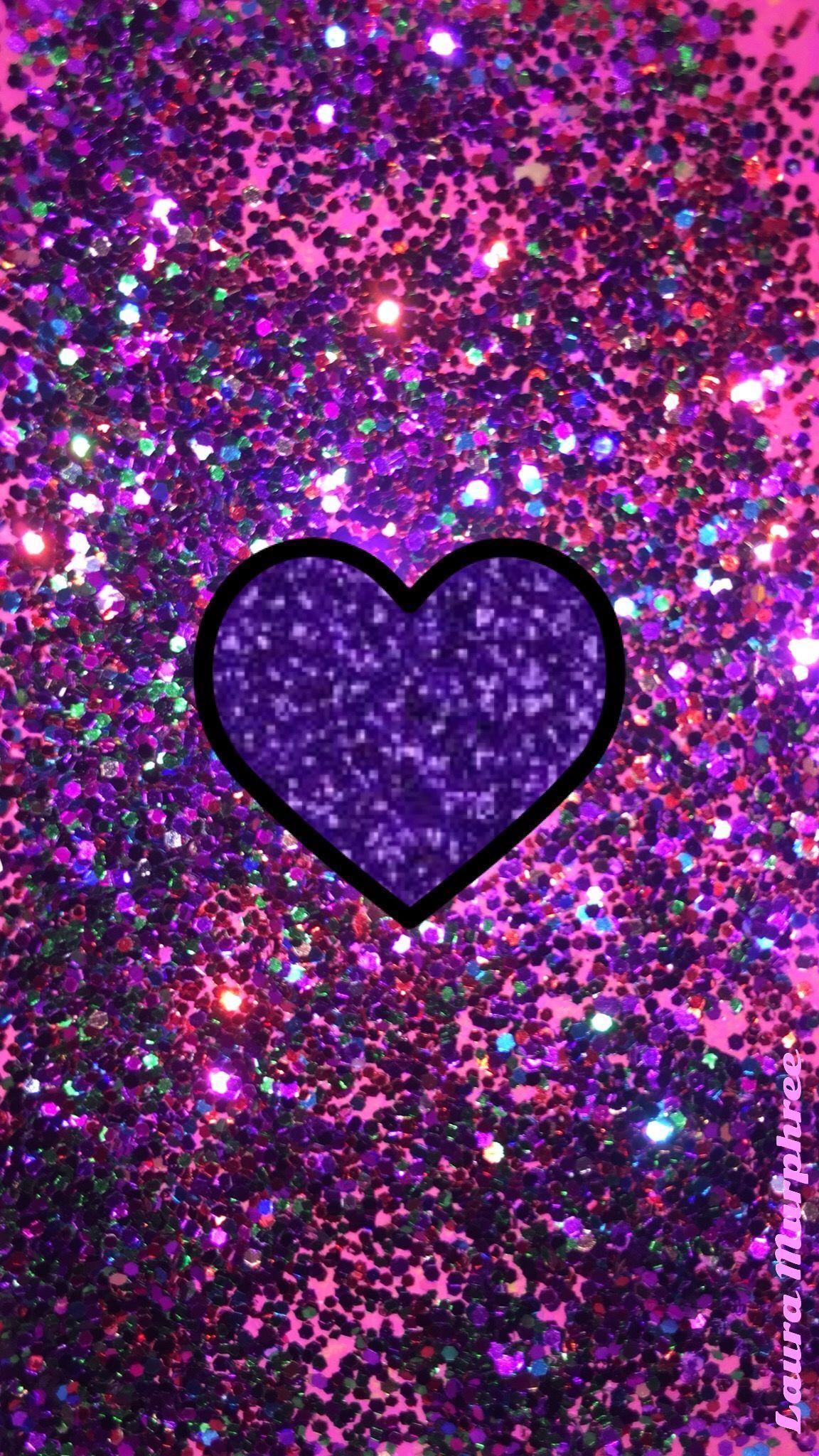 1152x2048 Colorful Heart Android Wallpaper