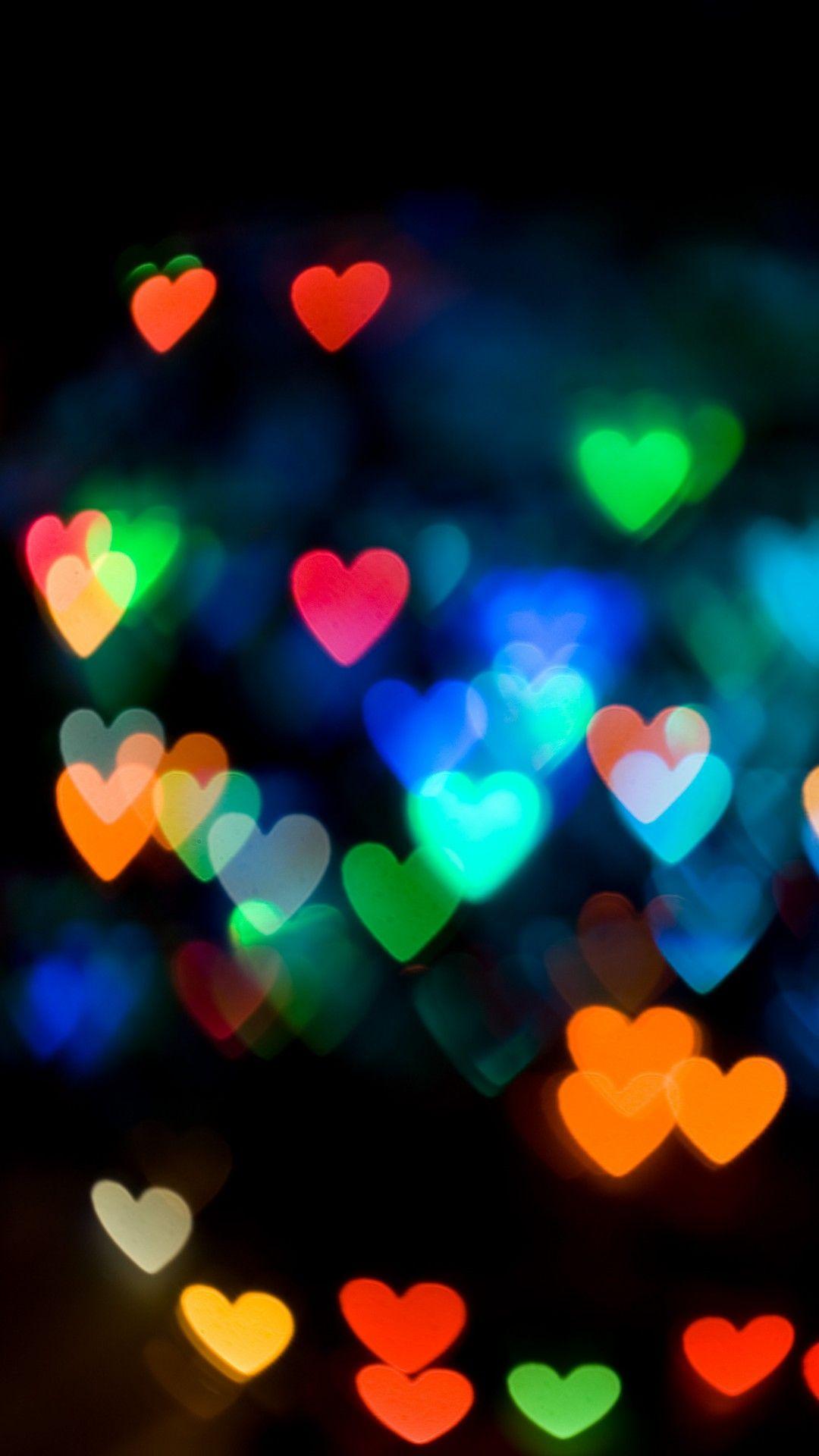 Colorful Hearts iPhone Wallpapers Top Free Colorful Hearts iPhone