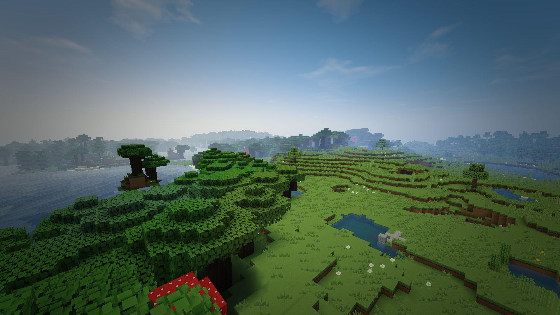 1920x1080 Free of desktop wallpaper, landscape, minecraft