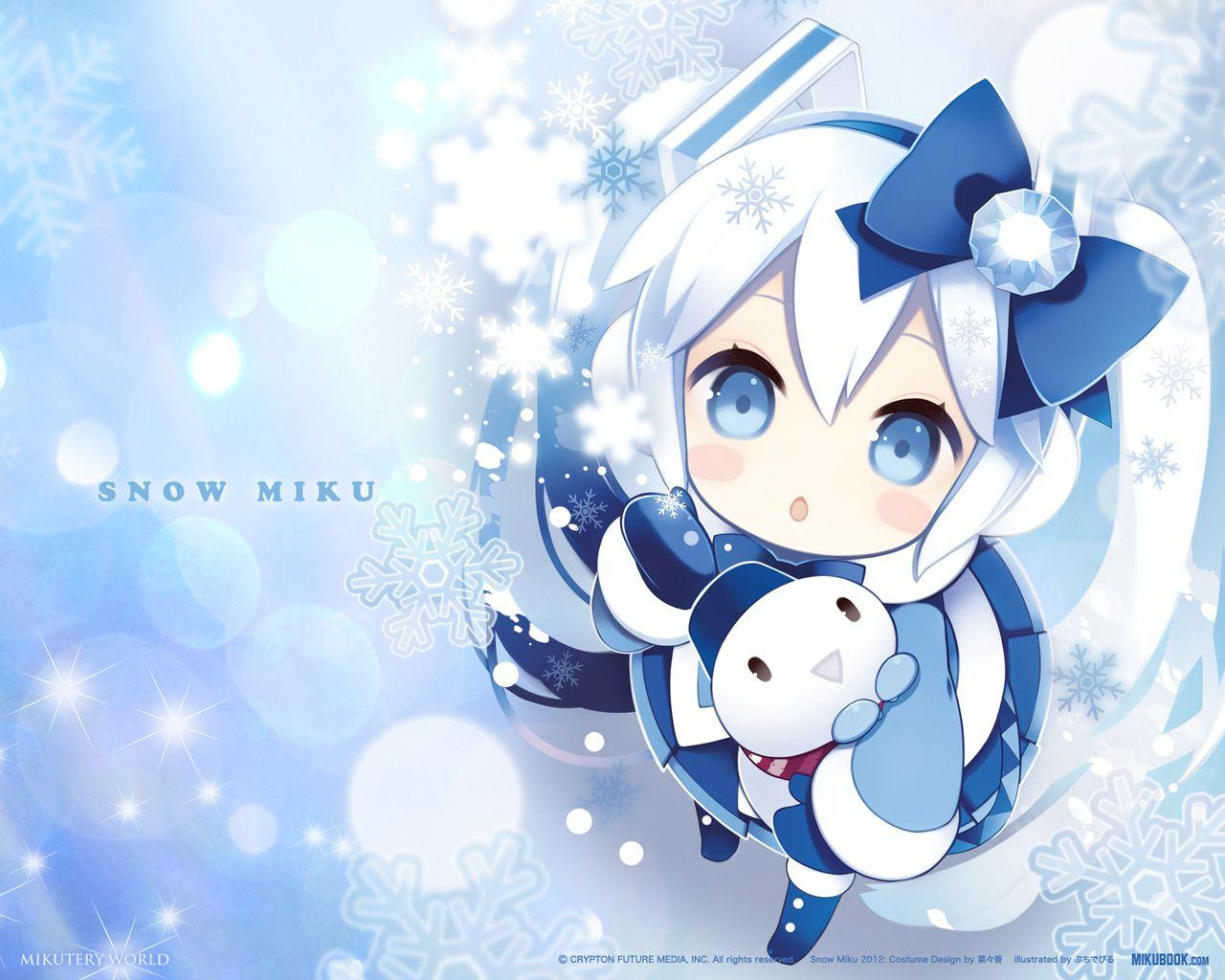 Snow Miku Wallpapers Top Free Snow Miku Backgrounds Wallpaperaccess