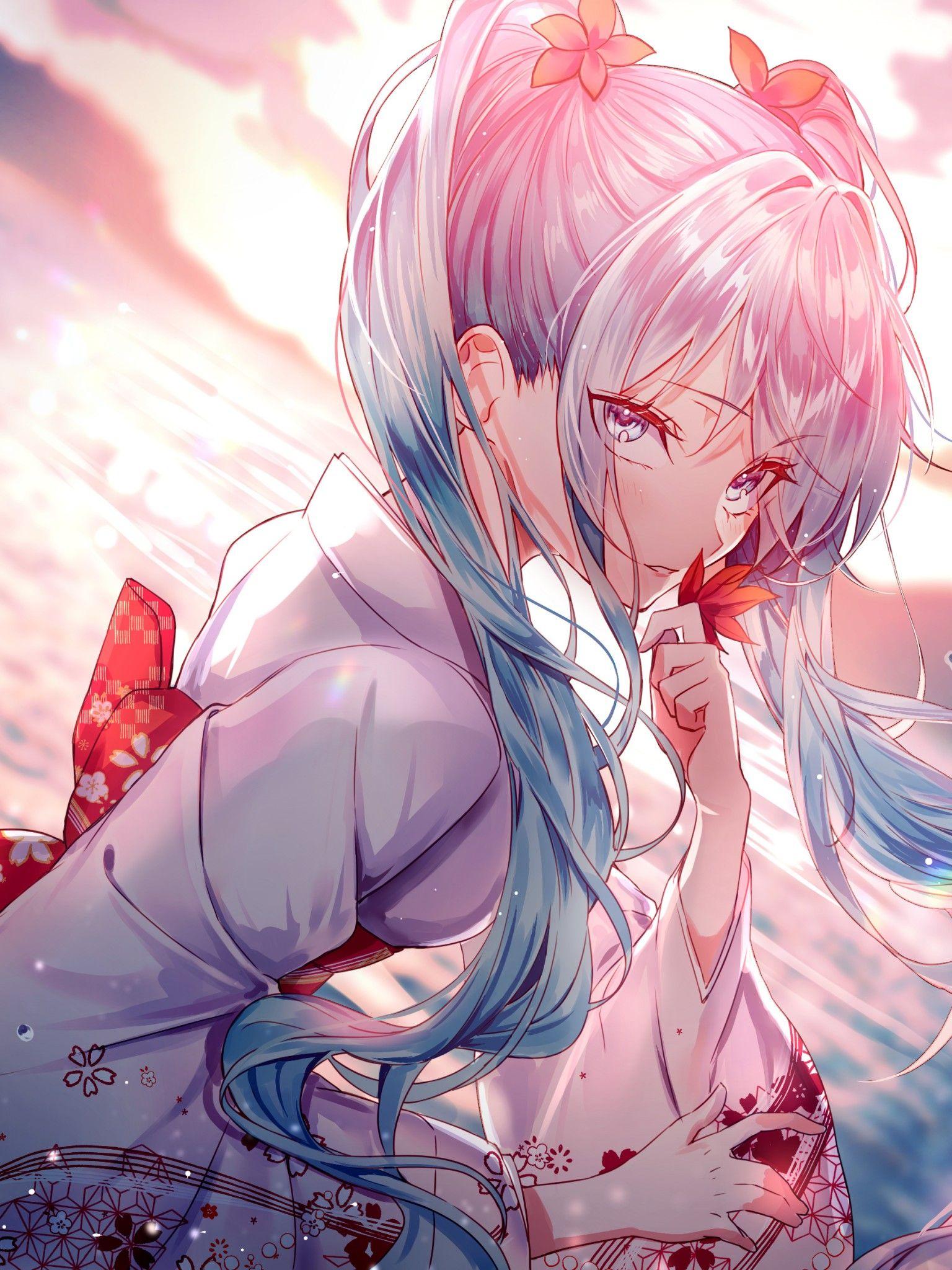1536x2048 Wallpaper Hatsune Miku, Anime girl, 4K, Anime / Editor's Picks