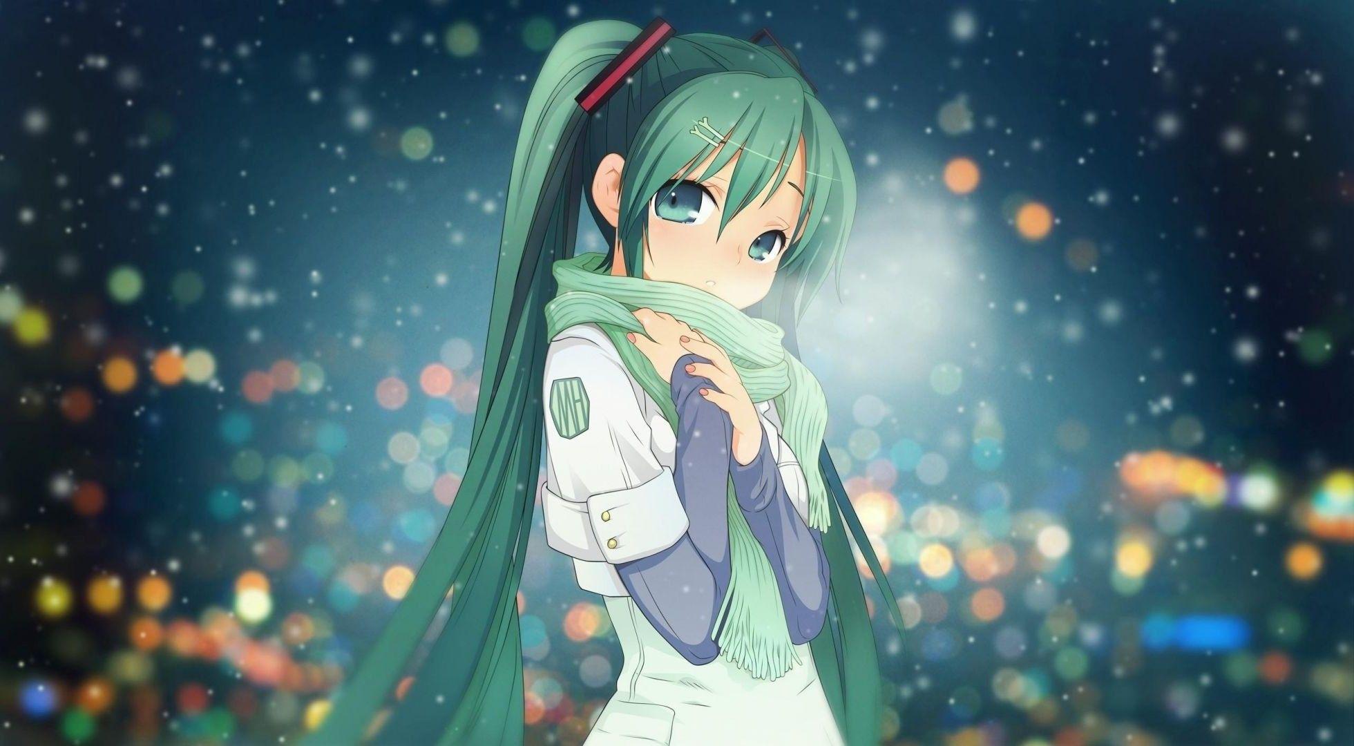 winter hatsune miku