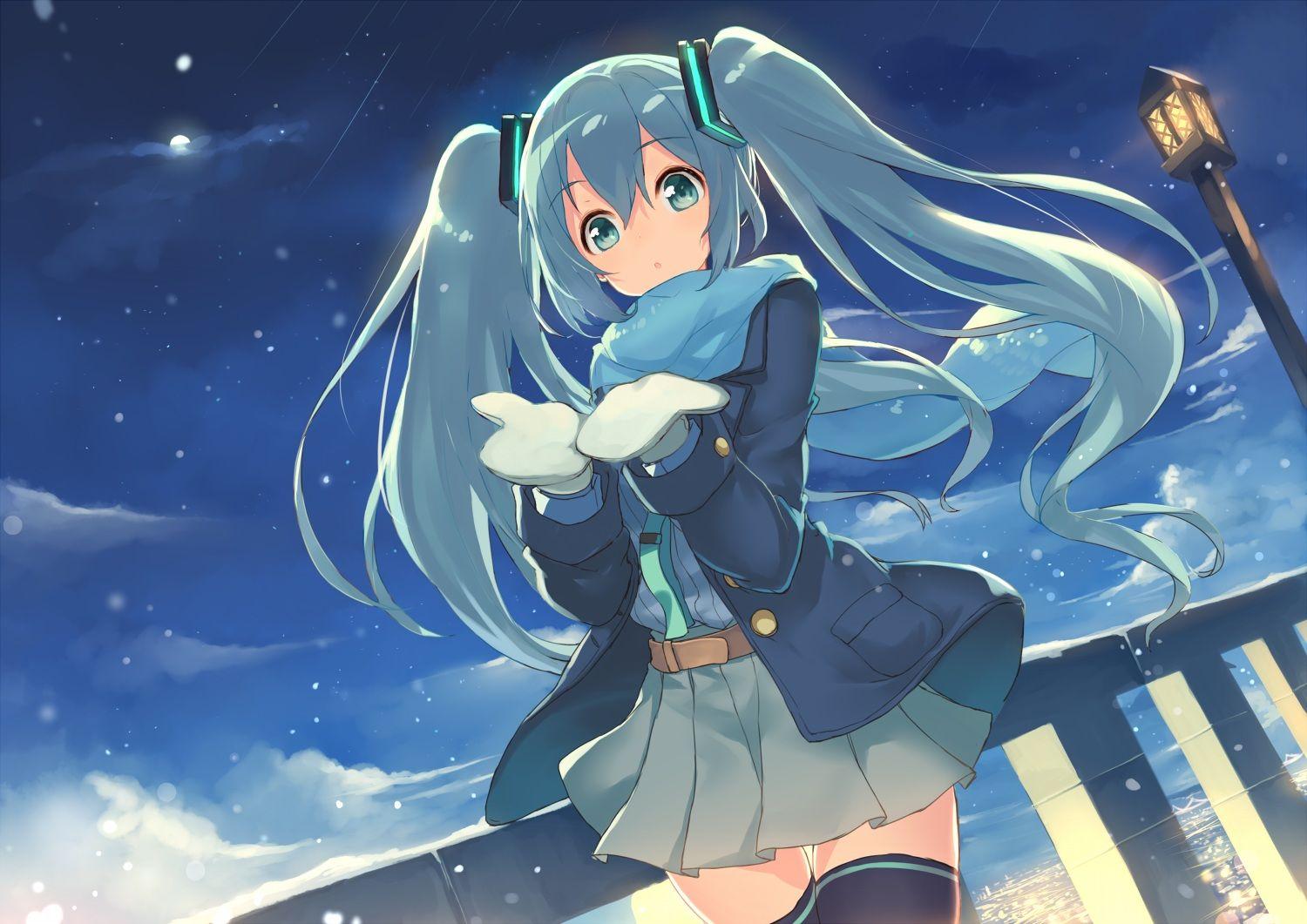 winter hatsune miku