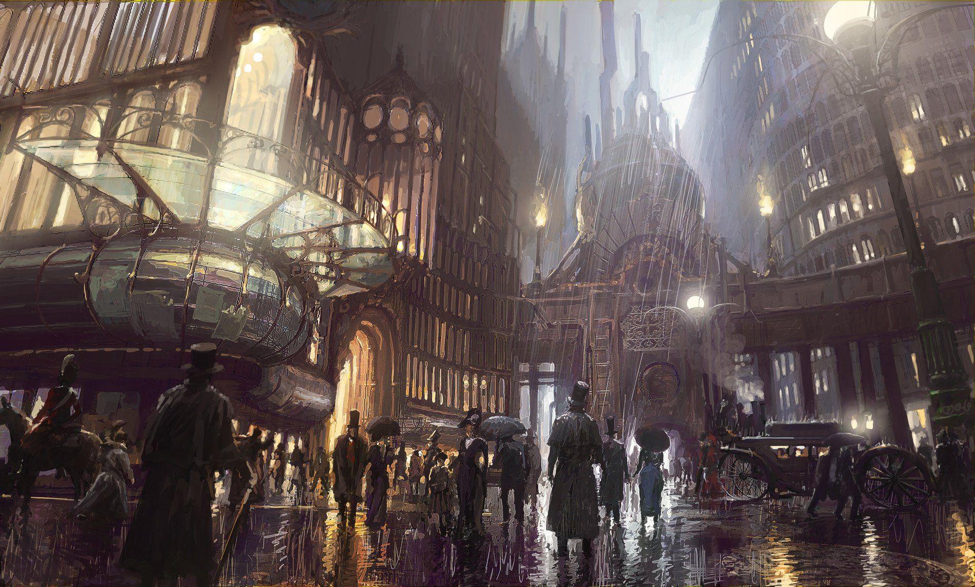 Steampunk City Wallpapers - Top Free Steampunk City Backgrounds -  WallpaperAccess