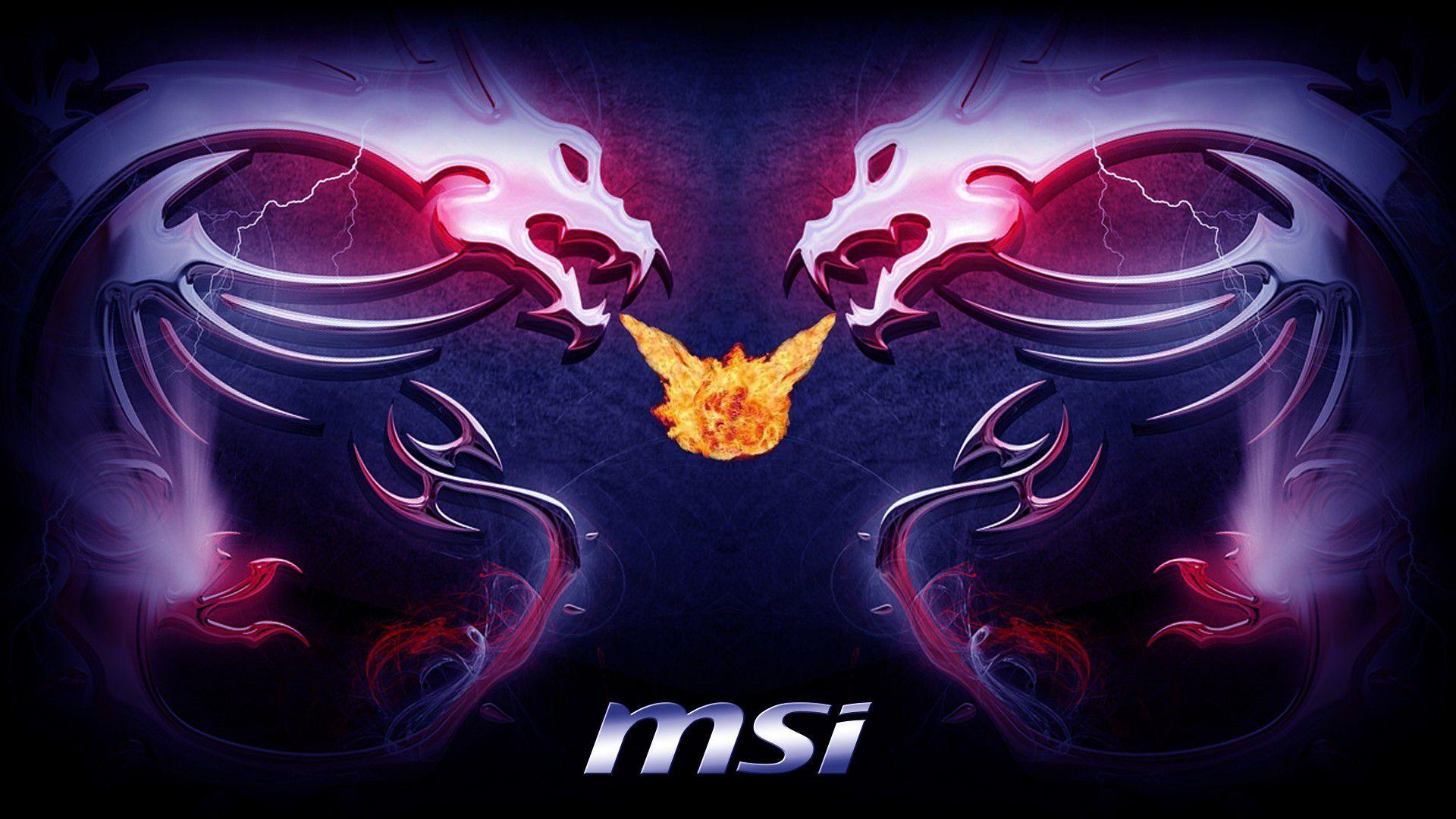 1920x1080 Free download msi twin dragon logo fire flame breath HD 1920x1080