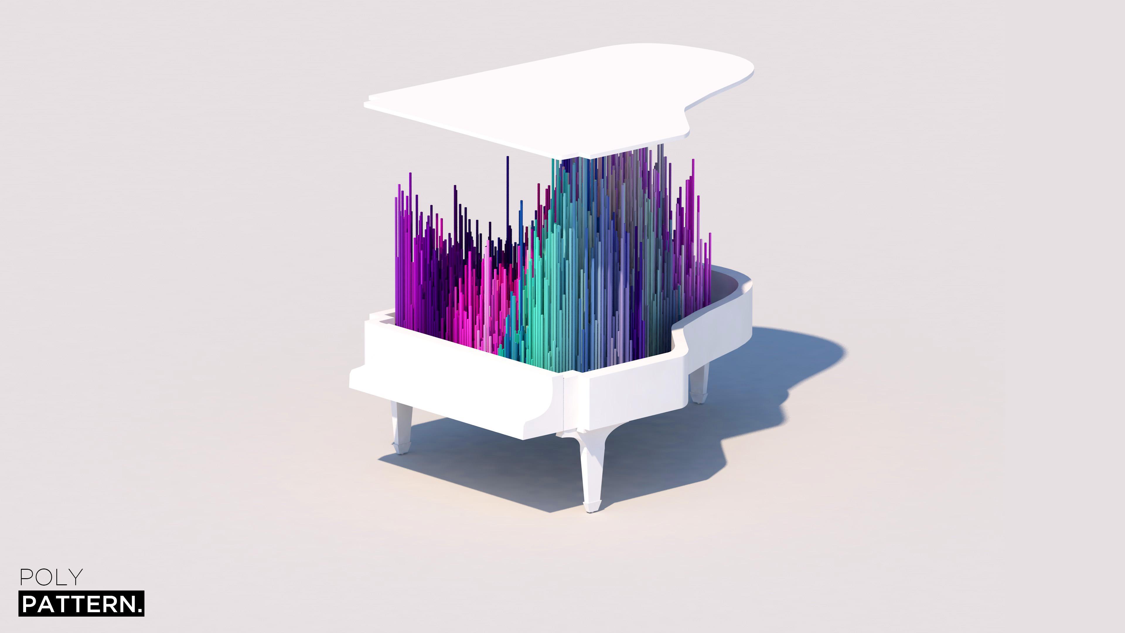 3840x2160 Abstract Piano [3840x2160]