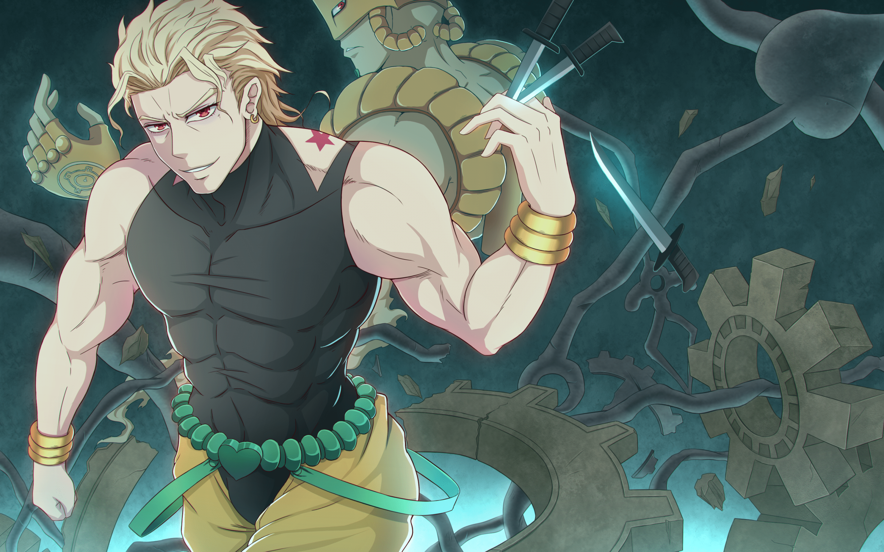 2880x1800 Download 2880x1800 Jojo No Kimyou Na Bouken, Dio Brando, Muscles
