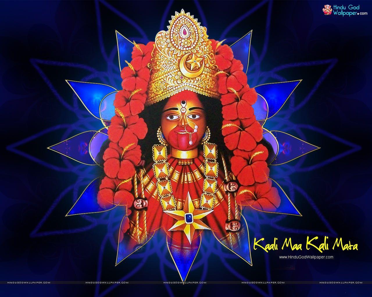 1280x1024 Vintage Maa Kali Wallpaper
