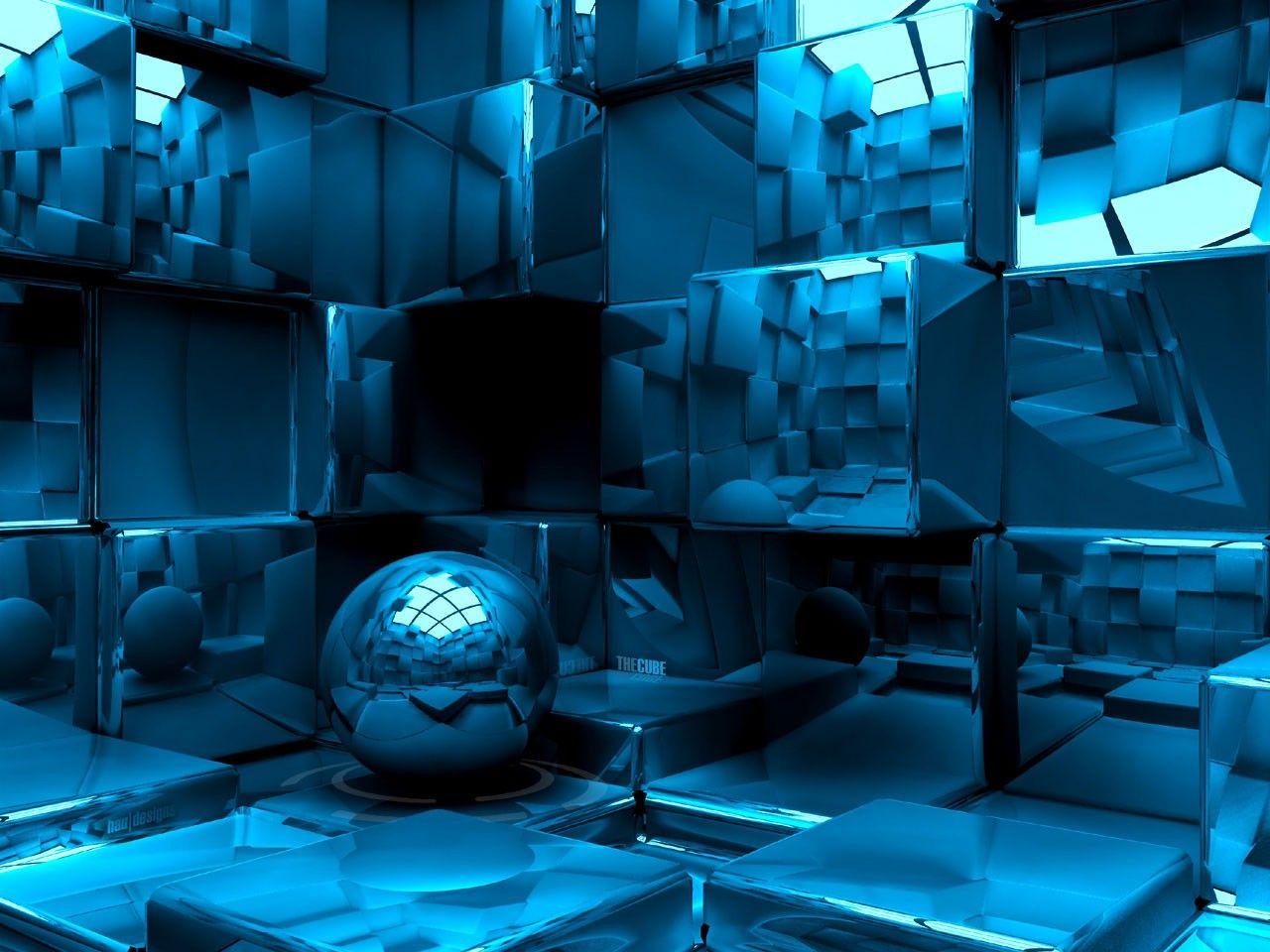 1280x960 3D Abstract Background