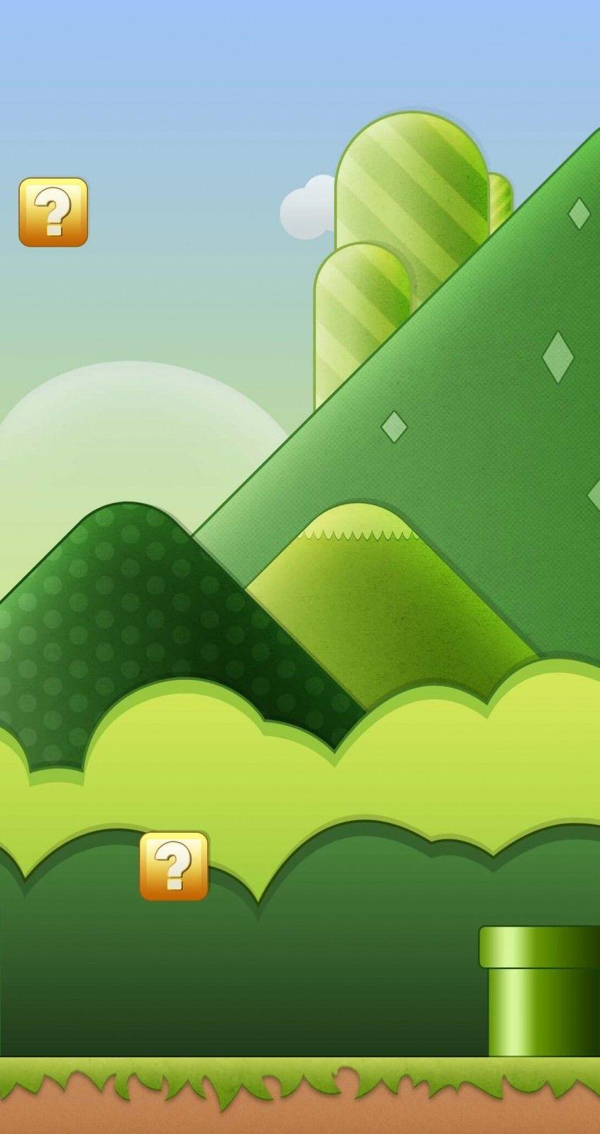 852x1608 Mario iPhone 6