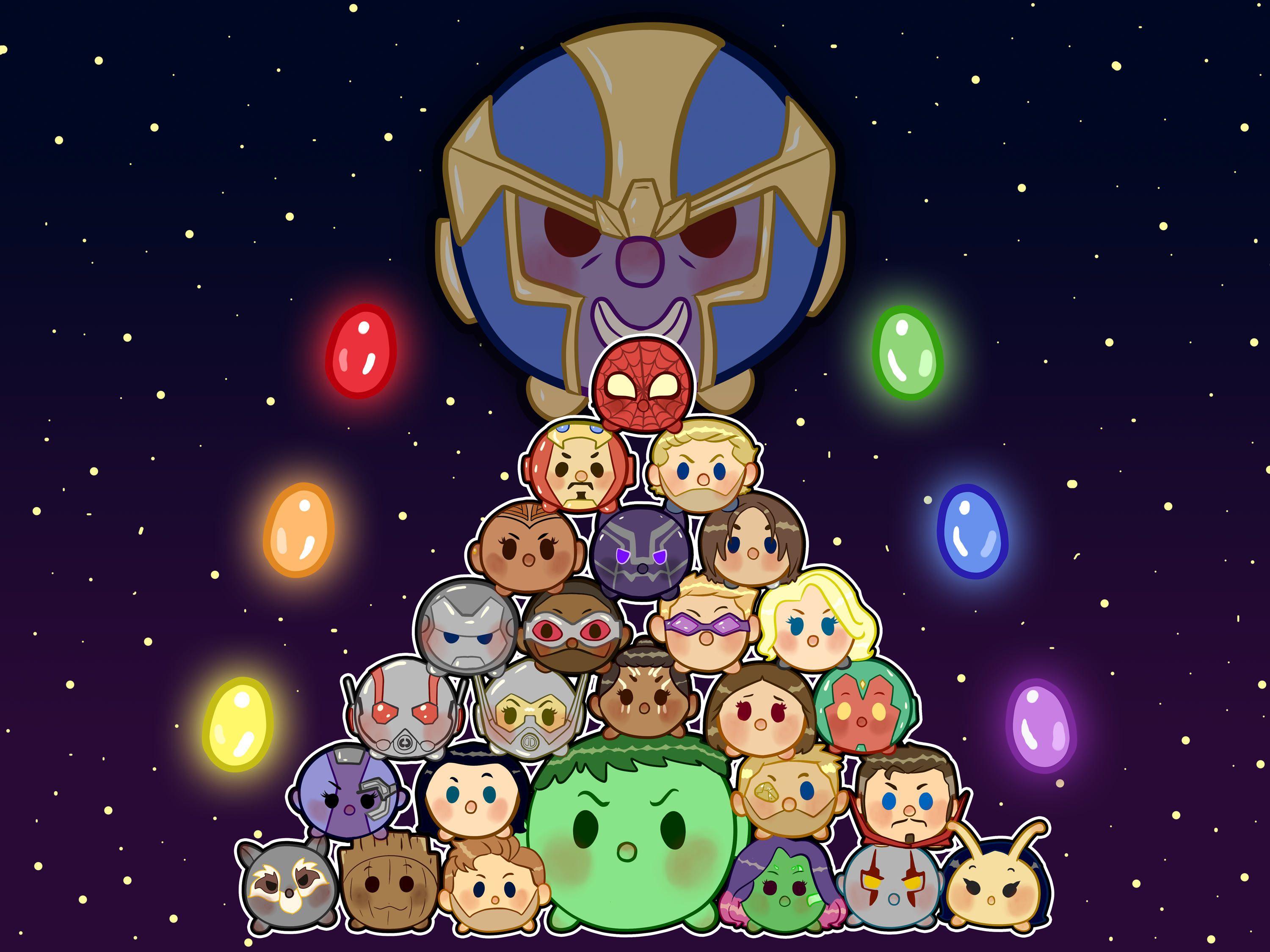 3000x2250 Avengers Infinity War Tsum Artwork, HD Movies, 4k Wallpaper, Image
