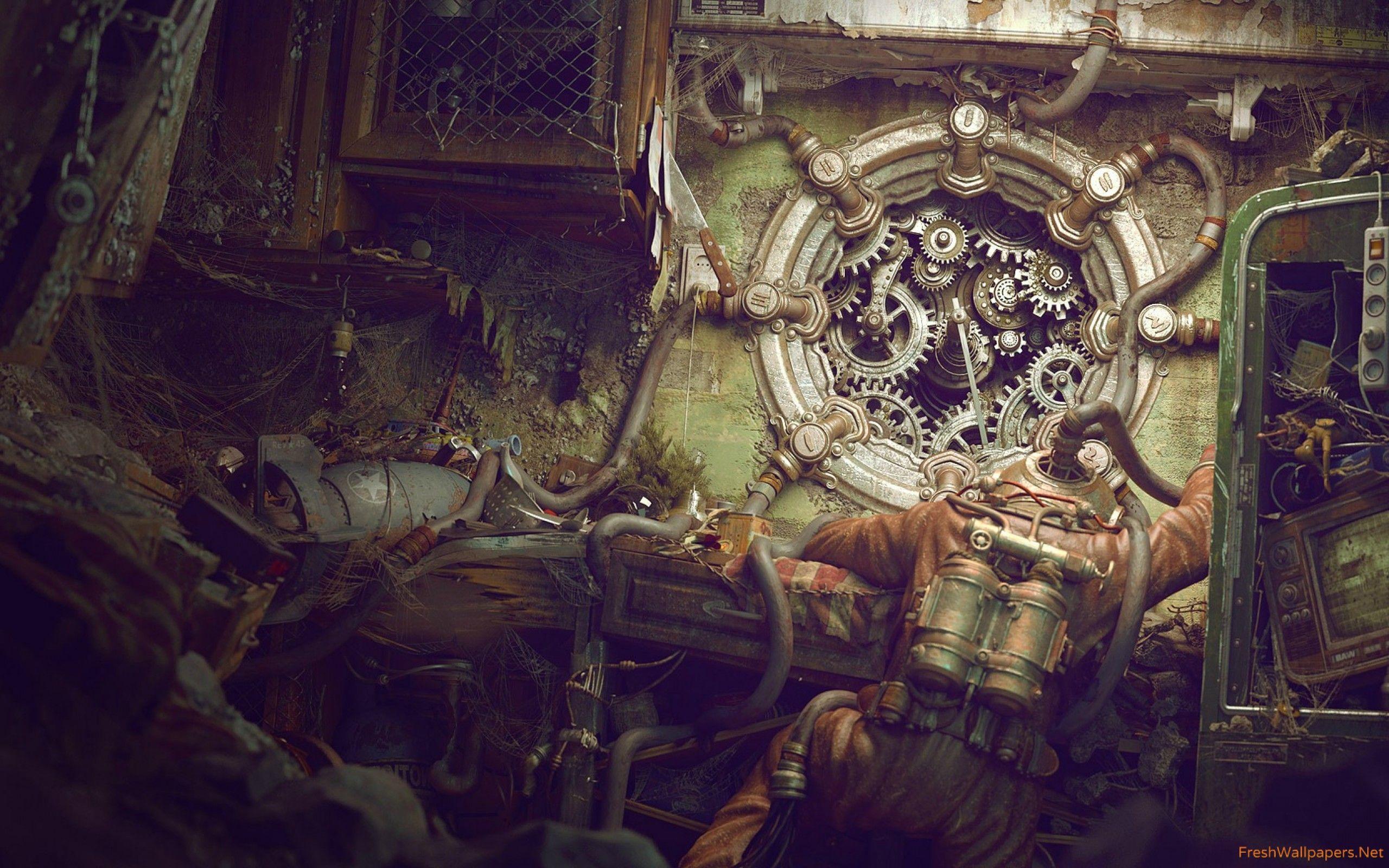 2560x1600 Steampunk wallpaper pipes wallpaper. Freshwallpaper. Adorable