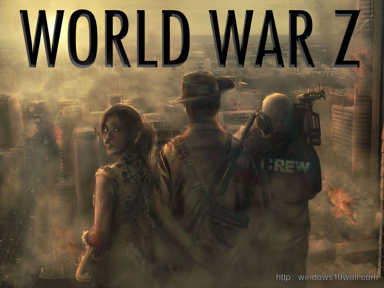 1280x960 World War Z Poster Background Wallpaper
