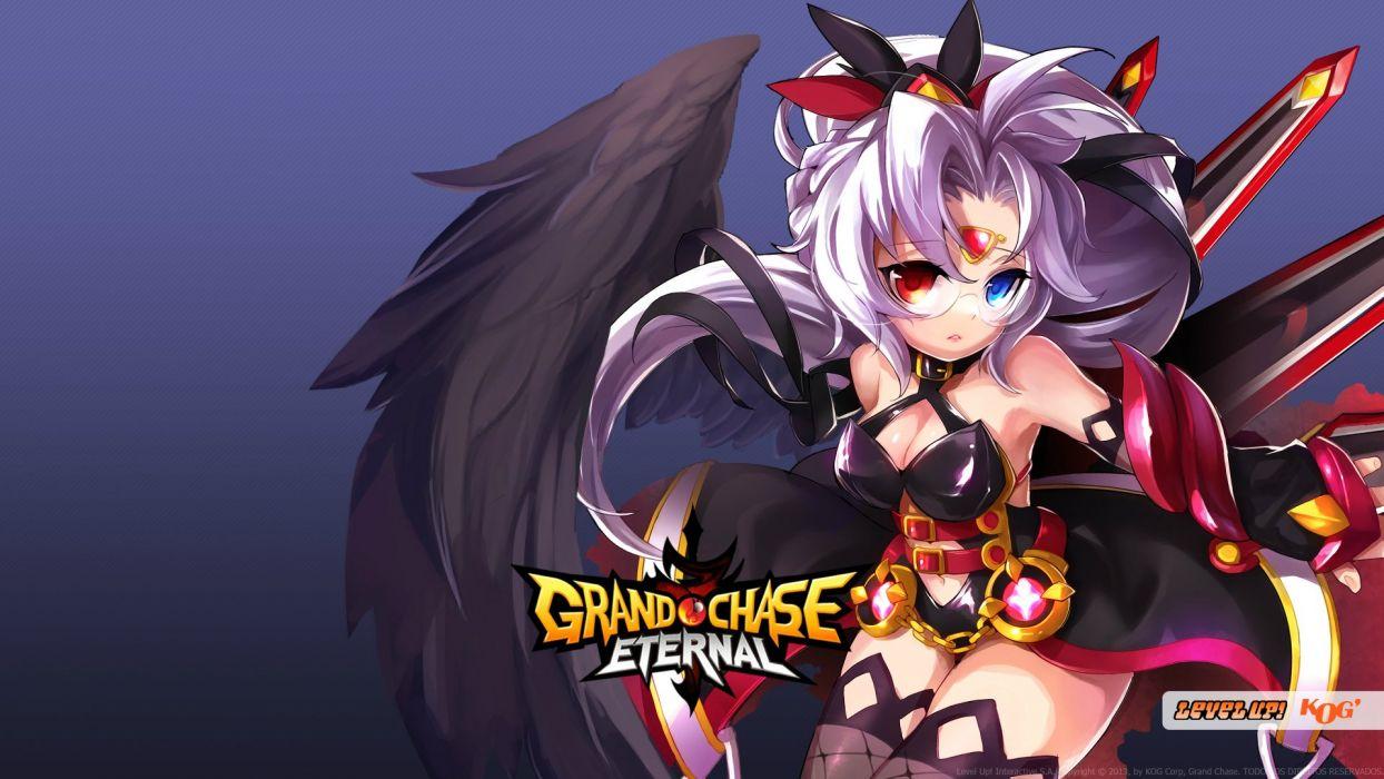 1244x700 GRAND CHASE mmo rpg fantasy scrolling platform anime action