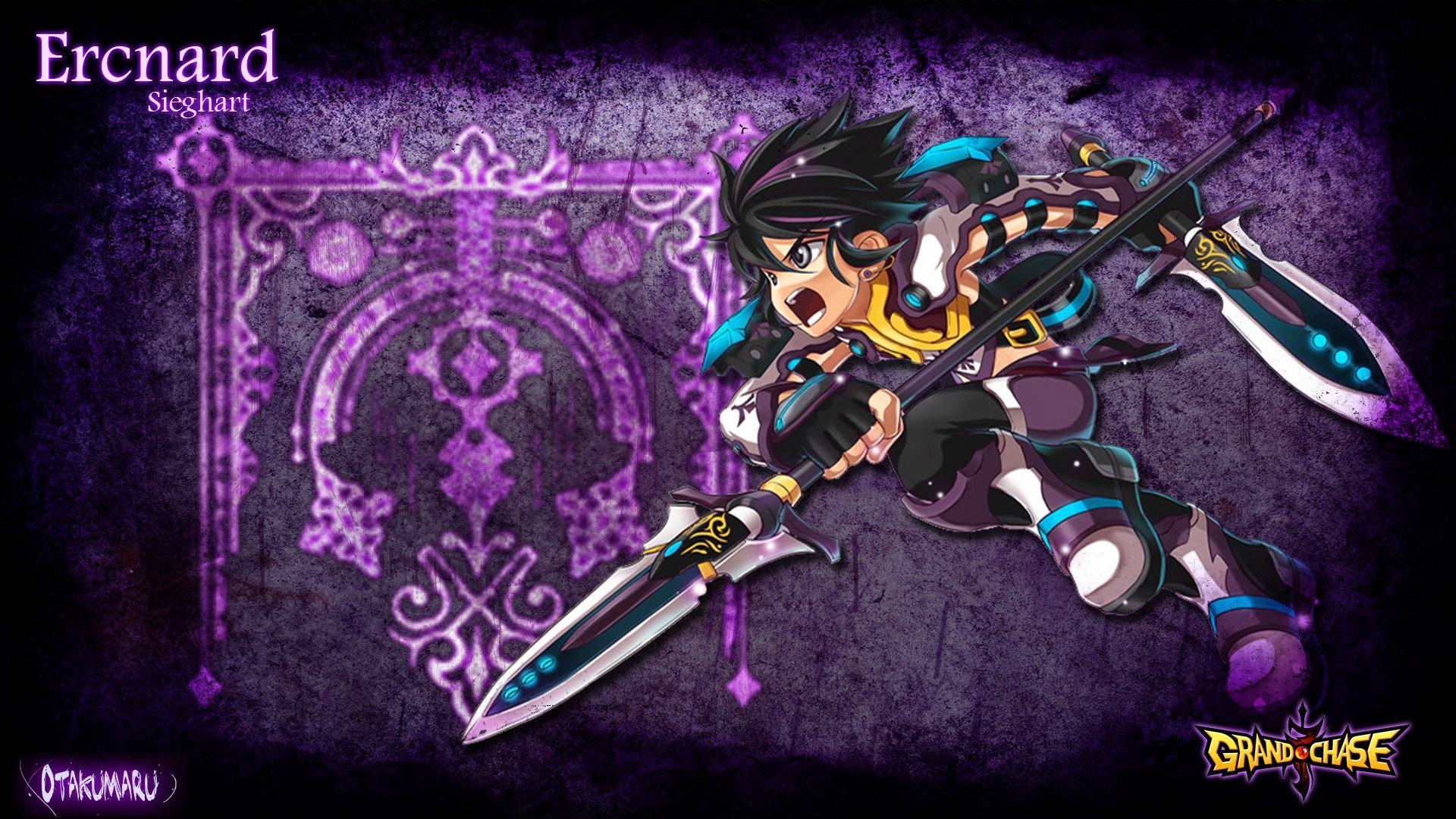 1920x1080 Grand Chase Wallpaper: Esclud Sieghart