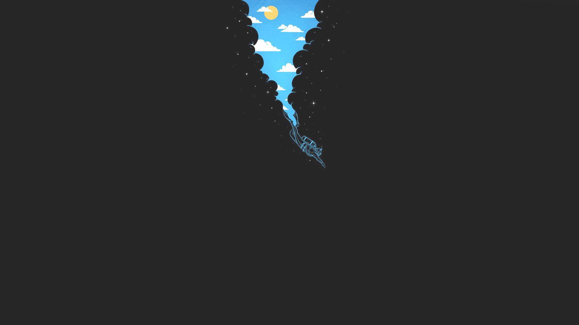 1920x1080 Scuba Diving Minimalism, HD Artist, 4k Wallpaper, Image