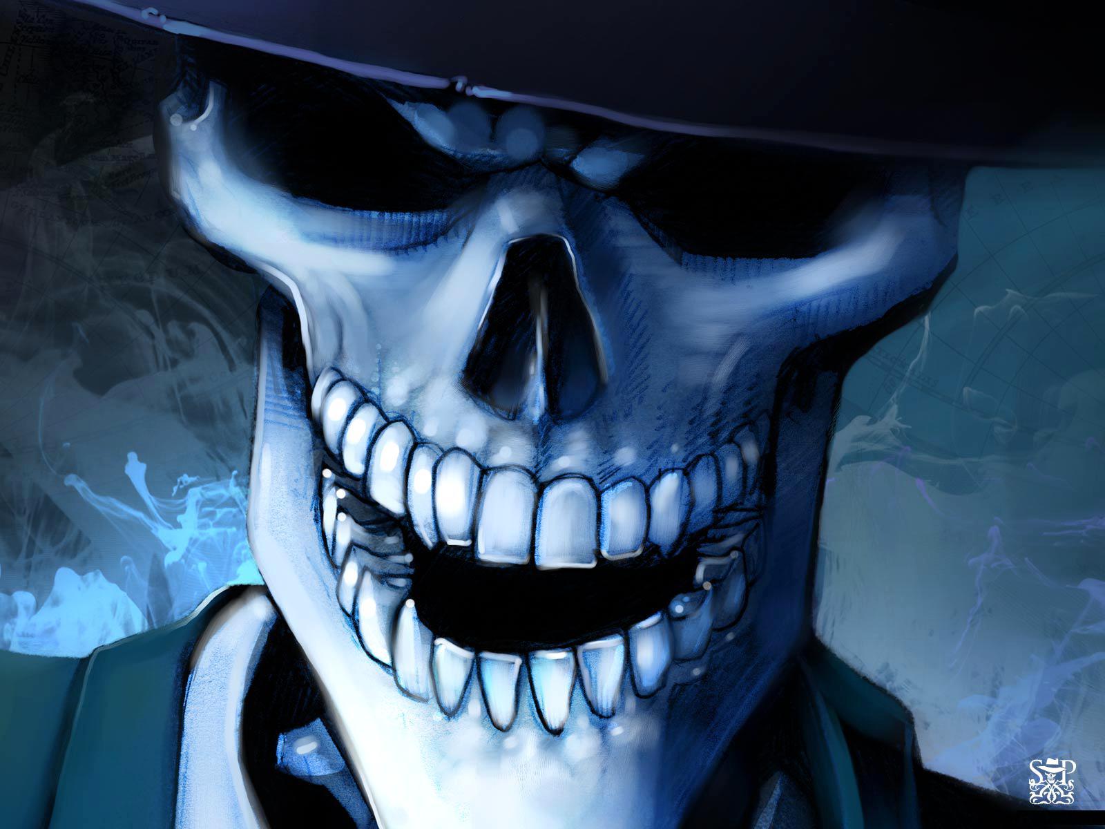 1600x1200 Cool Skeleton Wallpaper (1600x1200 px)