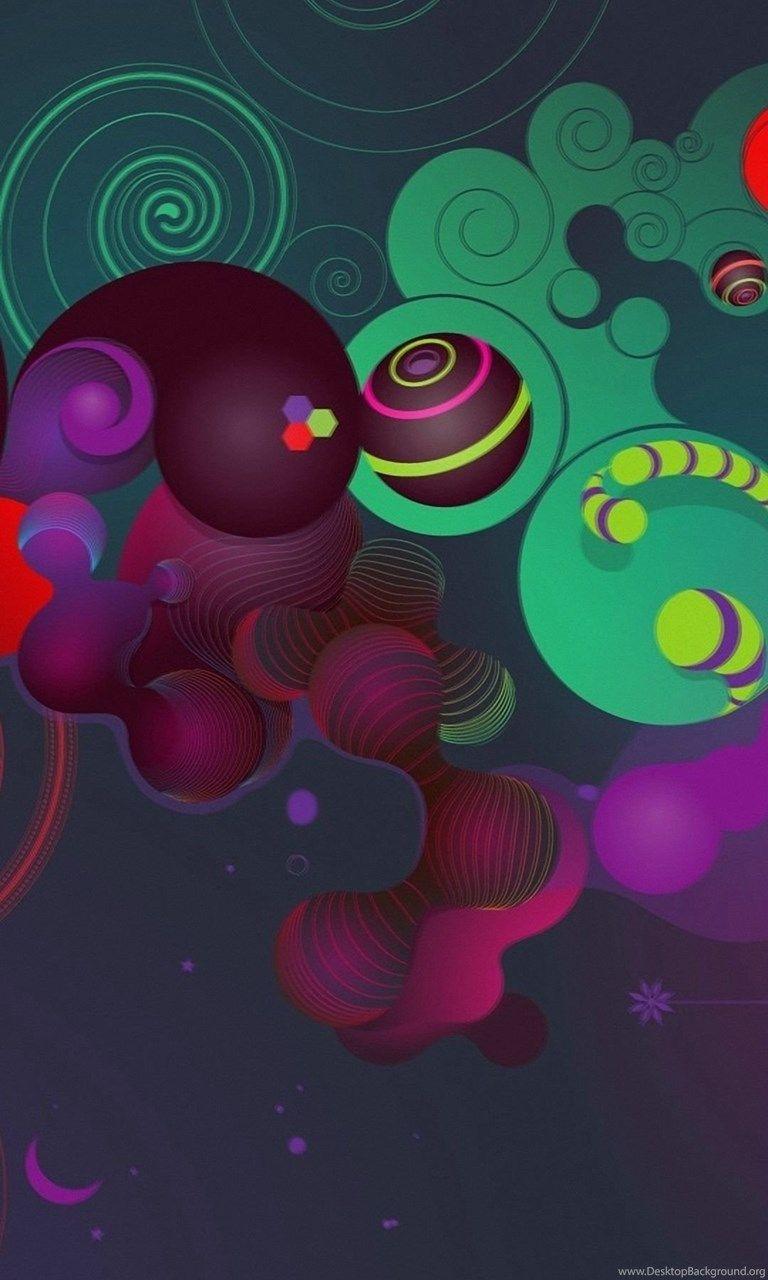 768x1280 Circle Colour 3D Abstract iPhone 6 Wallpaper HD And 1080P 6 Plus