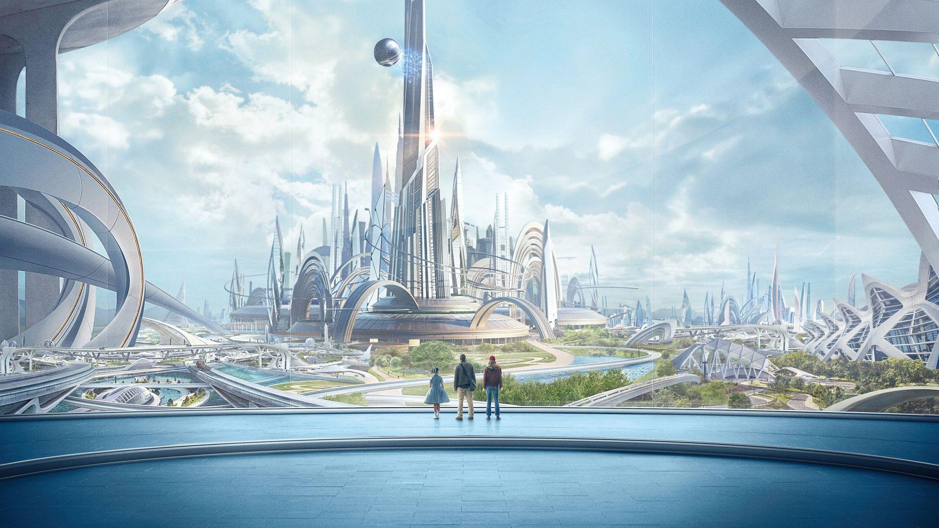 1920x1080 Download 1920x1080 HD Wallpaper tomorrowland futuristic megapolis