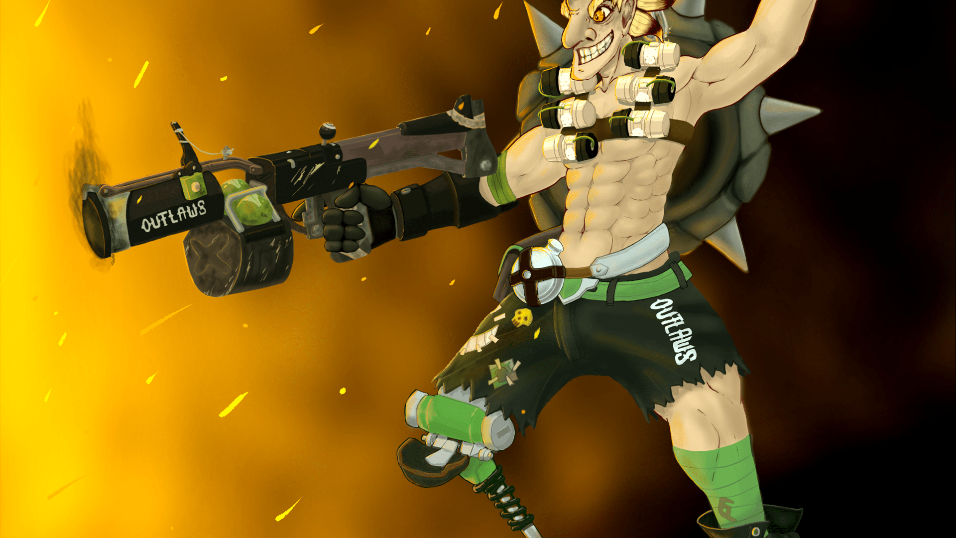 1920x1080 Junkrat Desktop Wallpaper 37455