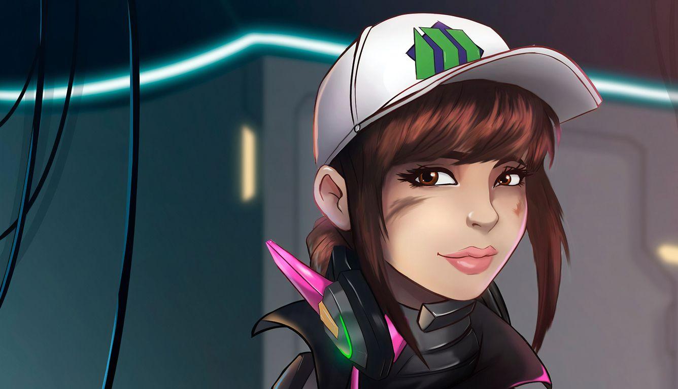 1336x768 Dva Overwatch Digital Art 4k Laptop HD HD 4k Wallpaper