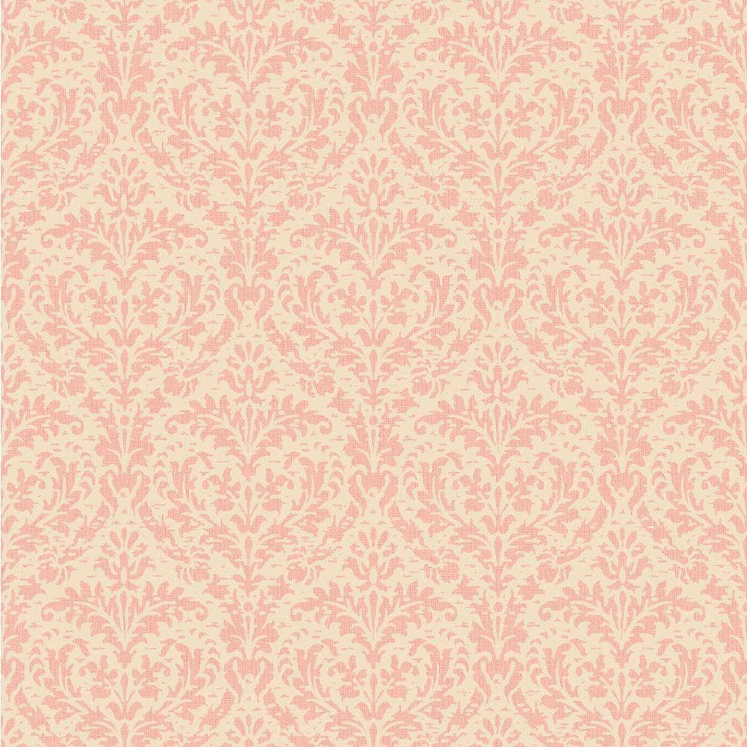 1500x1500 Unbelievable Casabella Ii Blush Pink And Cream Elegant Damask
