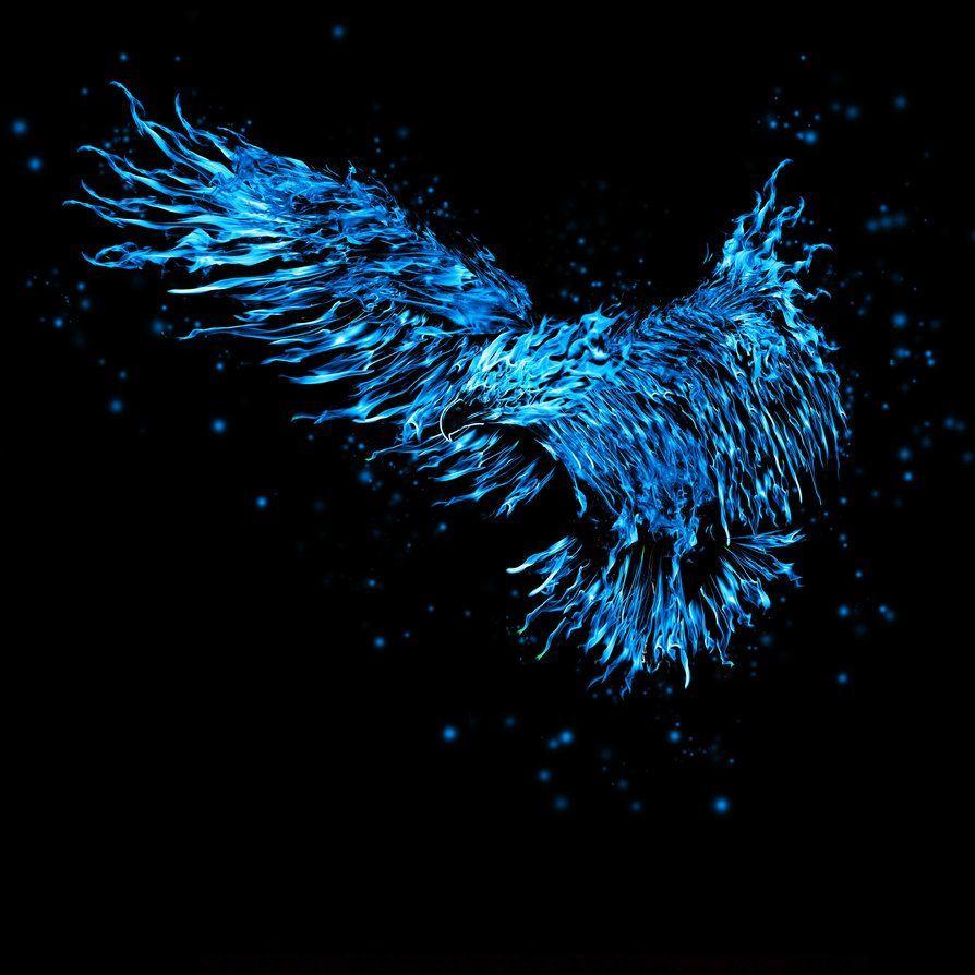 Flaming Eagle art fantasy thunderbird HD wallpaper  Peakpx