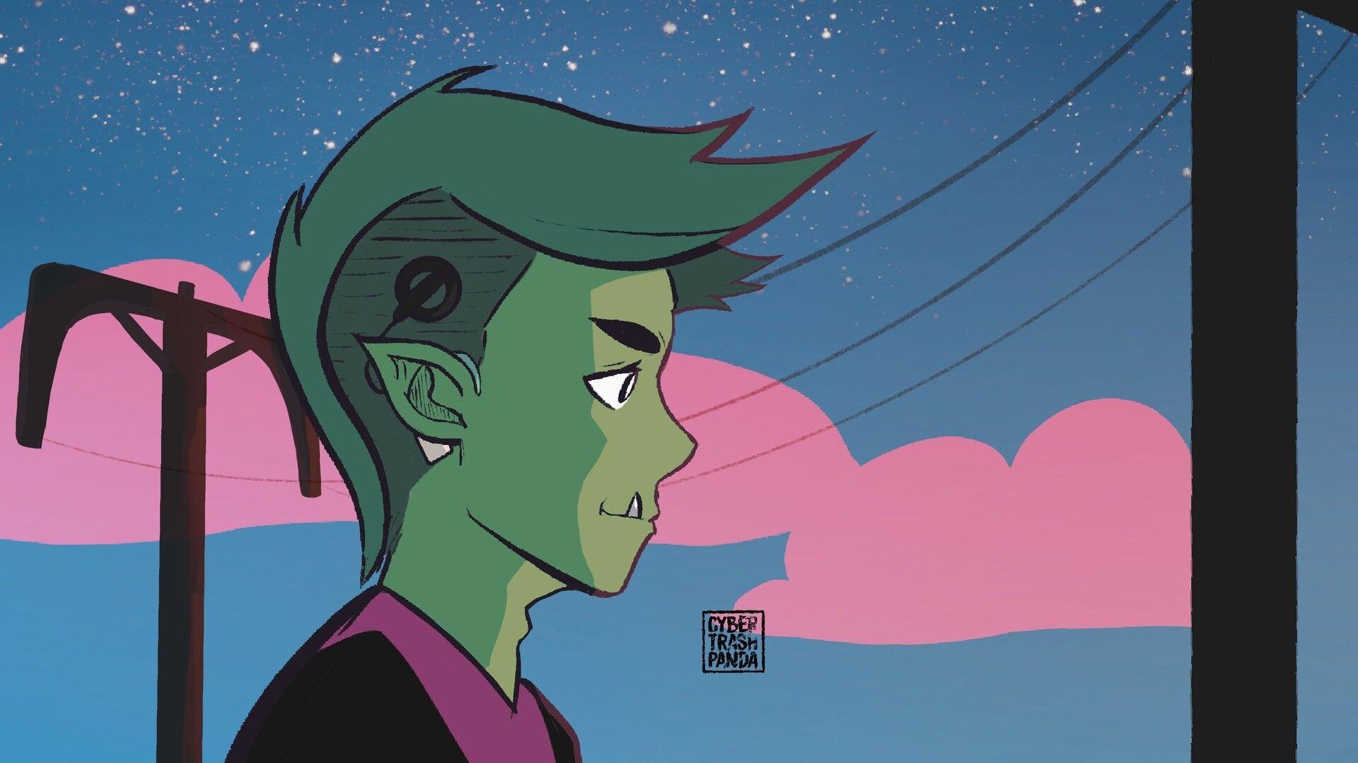 1920x1080 Lo Fi Beast Boy, Jayden Van Sant