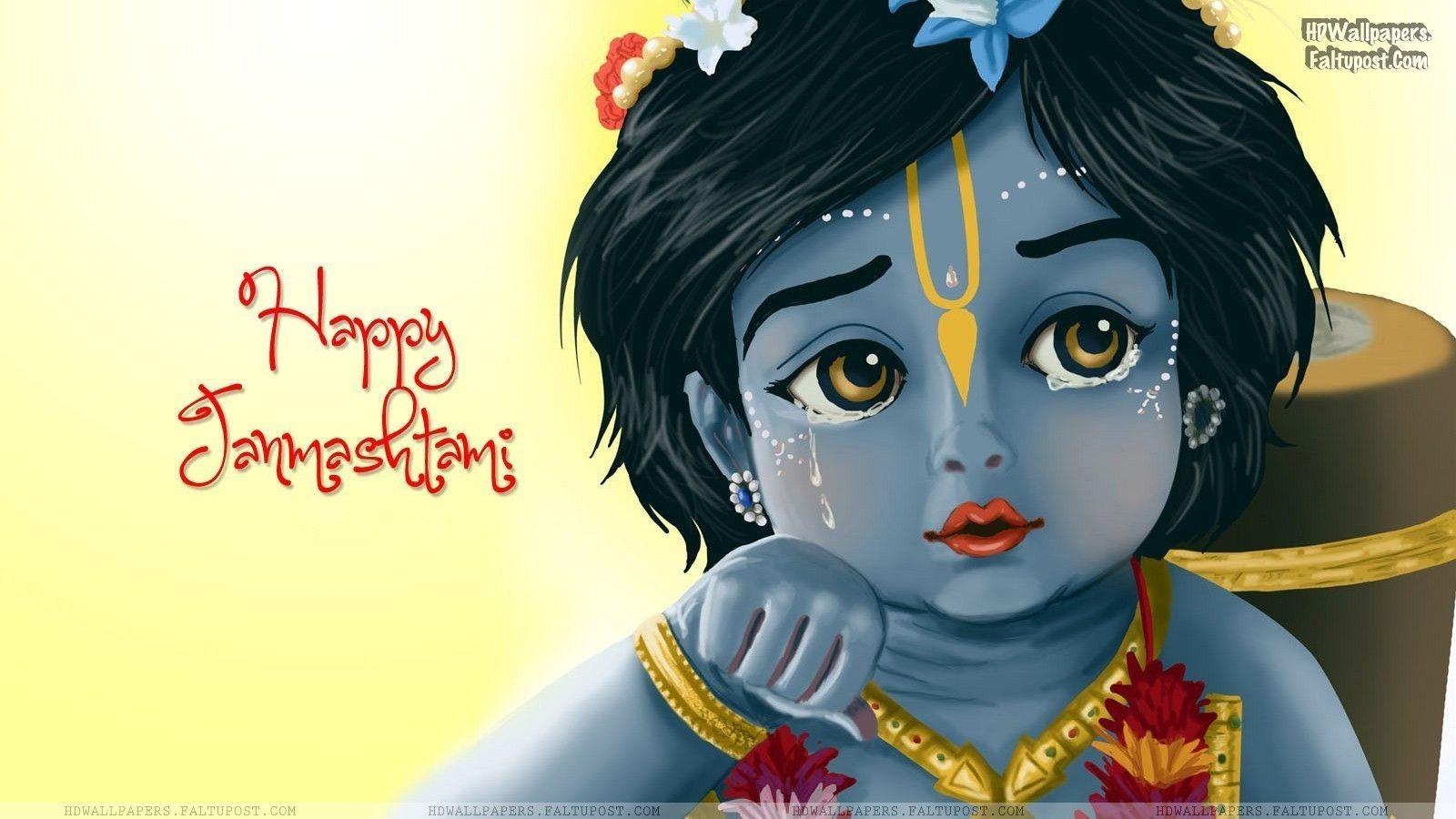 Happy Janmashtami Wallpapers - Top Free Happy Janmashtami Backgrounds -  WallpaperAccess