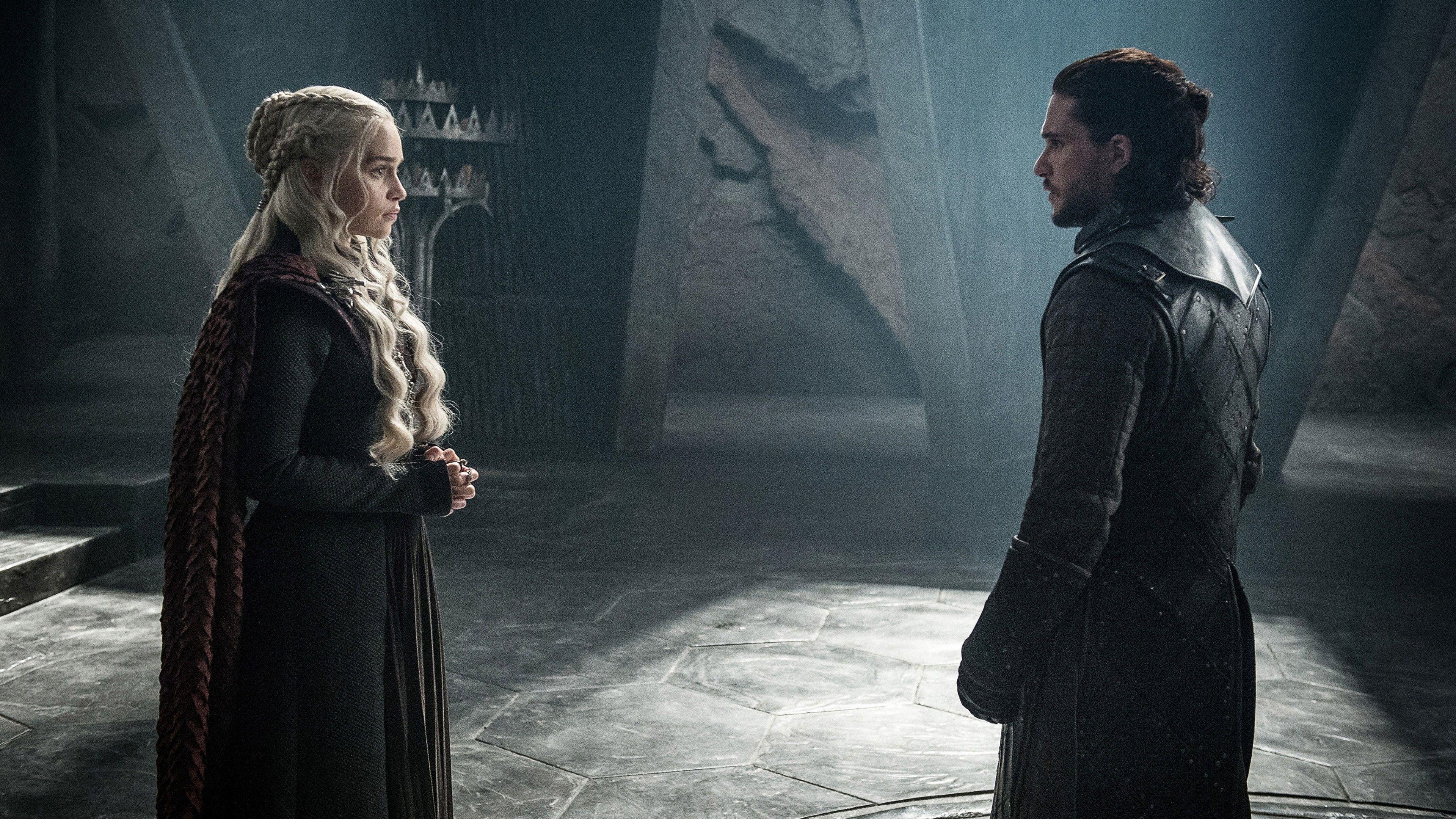 3840x2160 Wallpaper Game of Thrones Season Jon Snow, Daenerys Targaryen