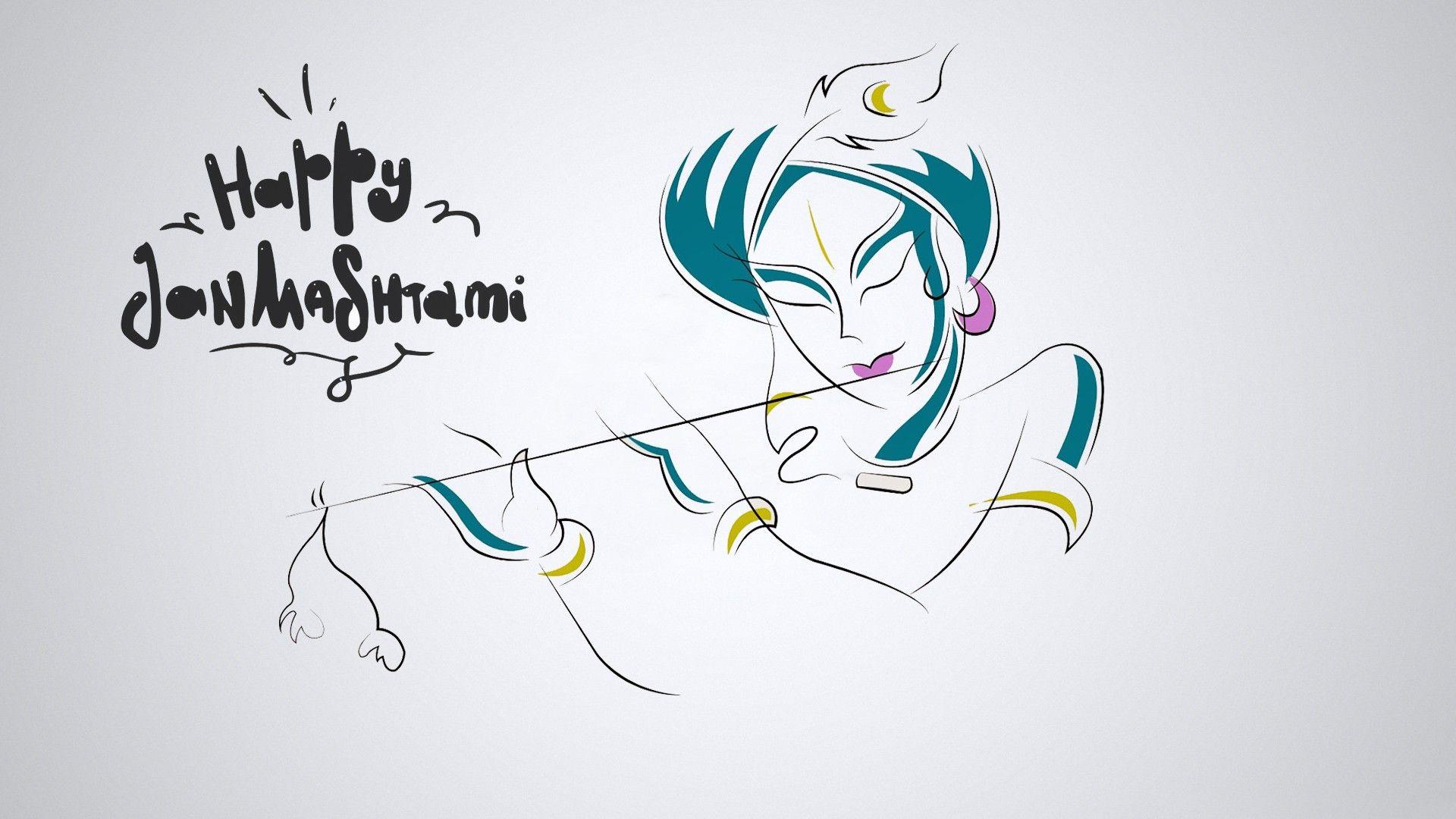 1920x1080 Happy Janmashtami Wallpaper 34844