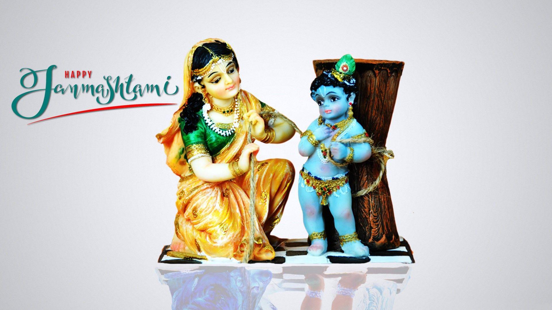 1920x1080 Happy Janmashtami Desktop Wallpaper Janmashtami HD Background