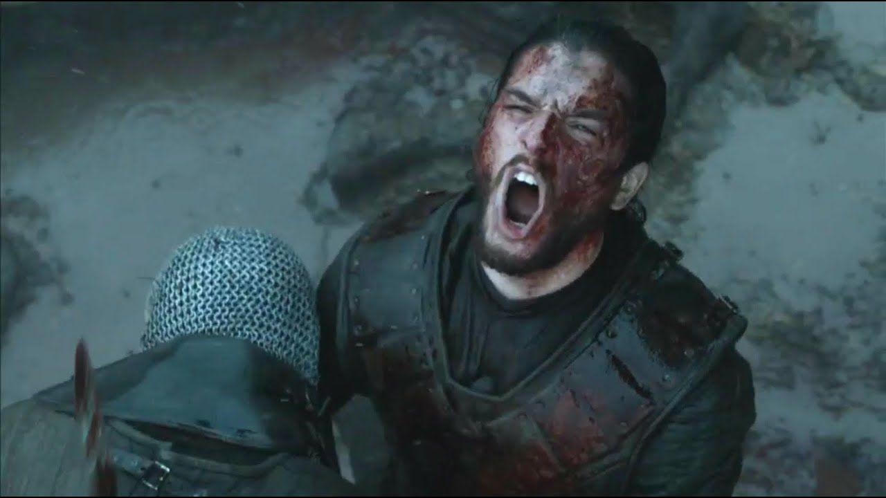1280x720 Game of Thrones Jon Snow Charges into Battle Battle of Bastards