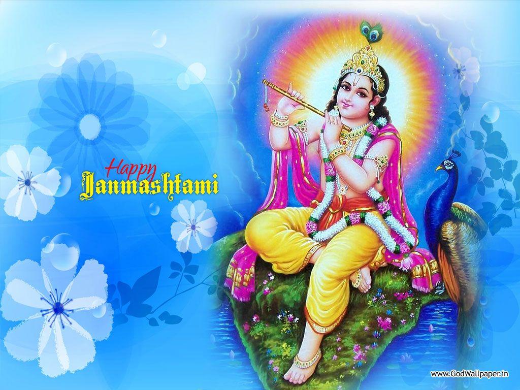 1024x768 Happy Janmashtami Wallpaper Image