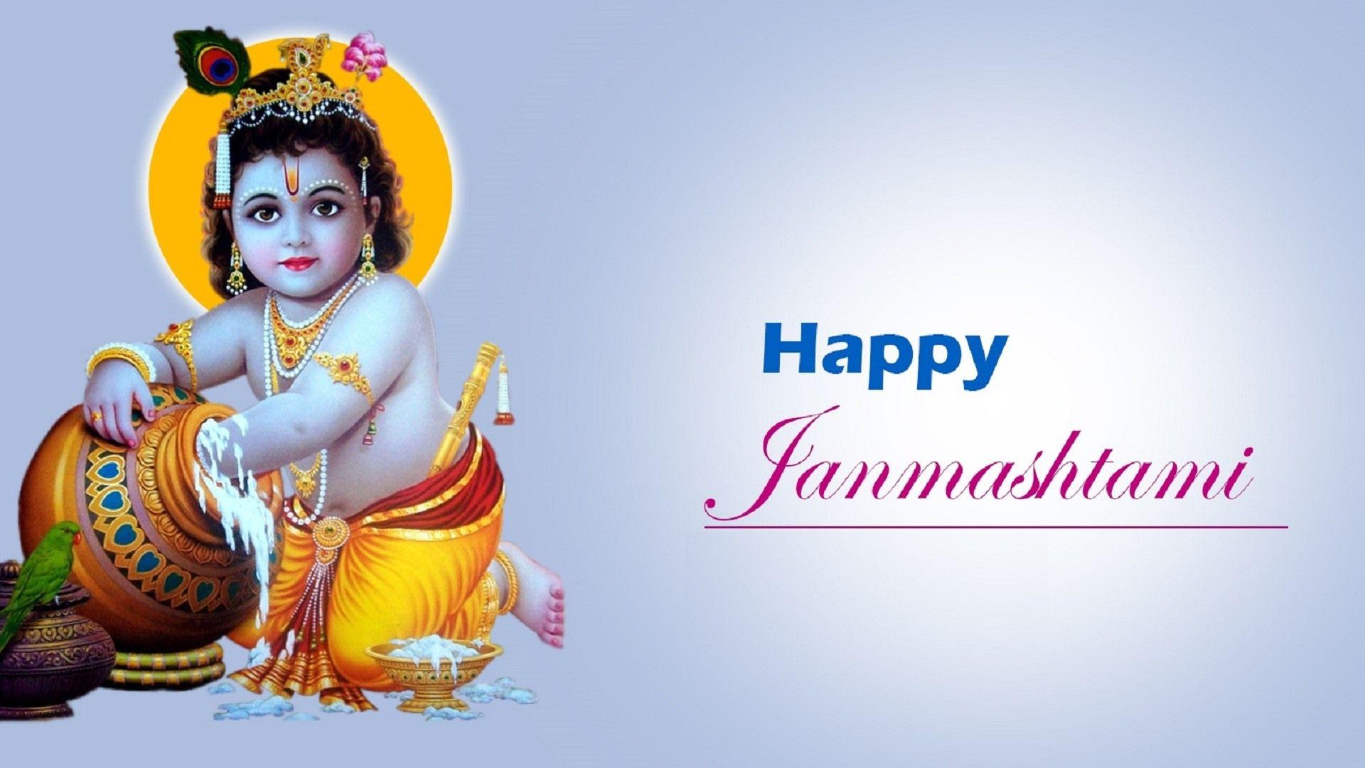 1920x1080 Happy Janmashtami Krishna Latest HD Wallpaper