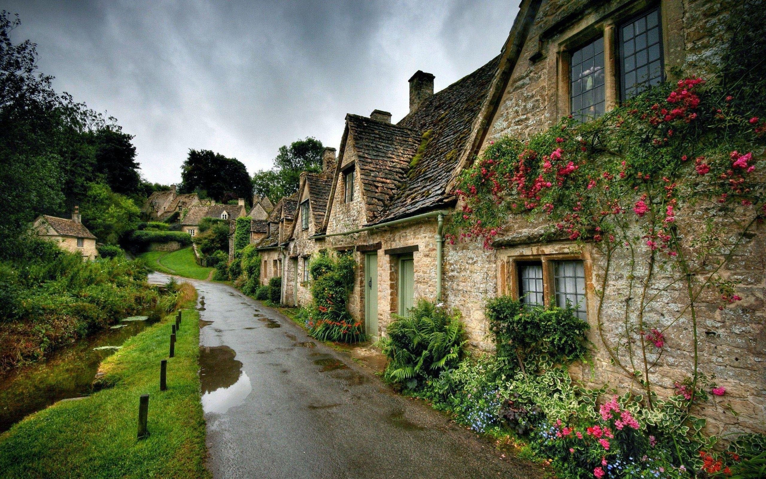 2560x1600 Free download Bibury England Beautiful Village Wallpaper HD Download [2560x1600] for your Desktop, Mobile & Tablet. Explore Village Wallpaper. Village Wallpaper, Christmas Village Background, Christmas Village Wallpaper