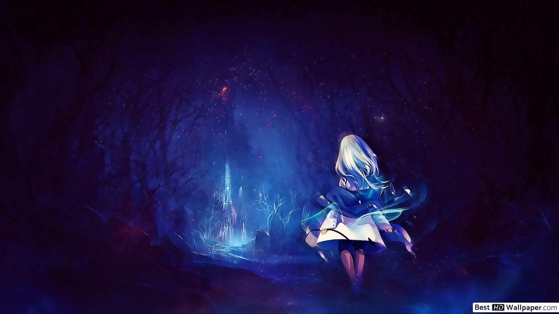 1920x1080 Dark Girl Wallpaper