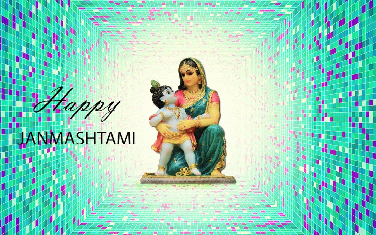 1440x900 Happy Janmashtami Widescreen Wallpaper 34845