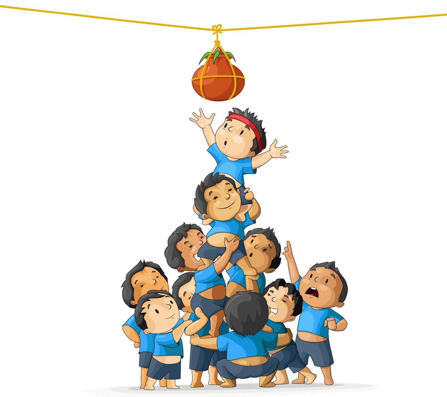 1440x1280 Happy Janmashtami wallpaper