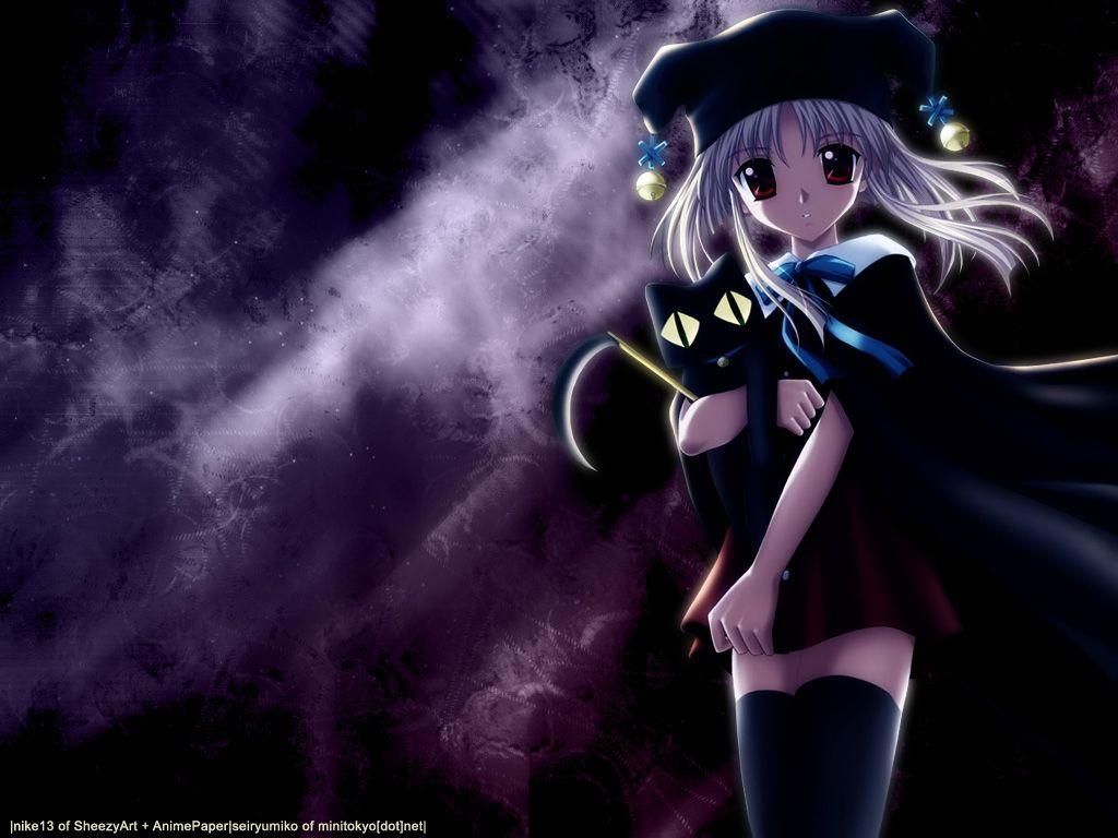 1024x768 Anime Dark Angel Girl 3 Anime Wallpaper