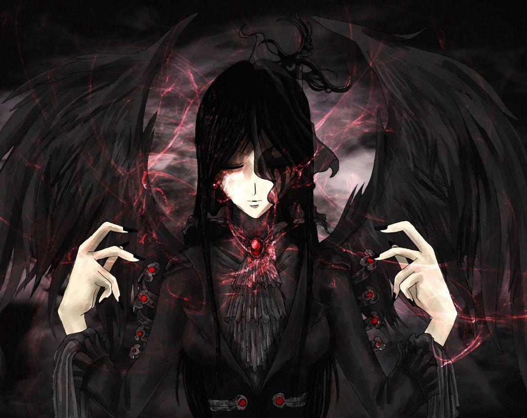 1080x856 Dark Anime Girl, iPhone, Desktop HD Background