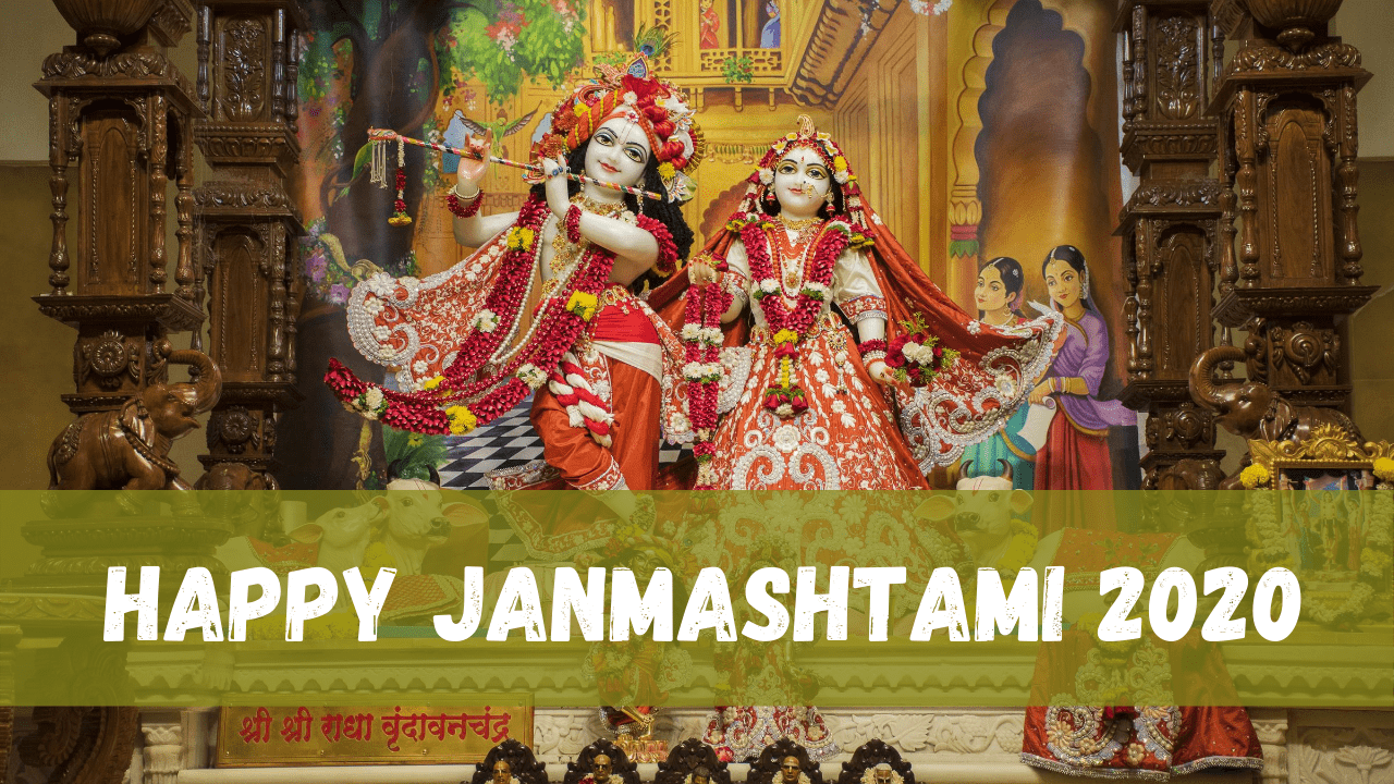 1280x720 Gokulashtami 2020 Image & Janmashtami HD Wallpaper For Free Download Online: Lord Krishna Photo, WhatsApp Status Video, Messages, Wishes, Stickers, GIFs