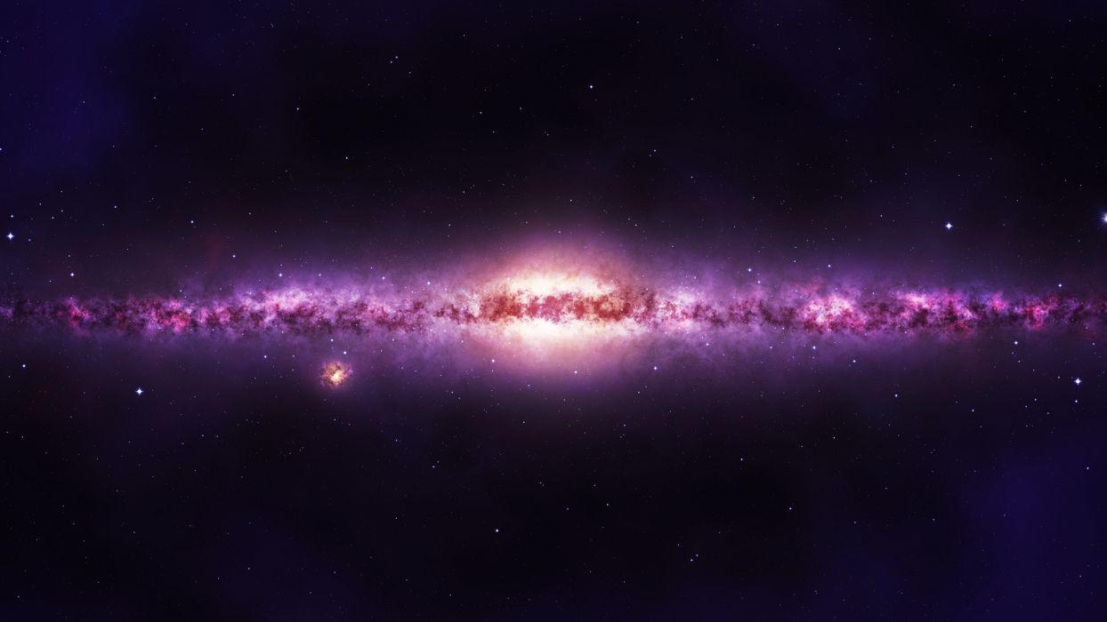 1244x700 Galaxy Stars Purple wallpaperx1080