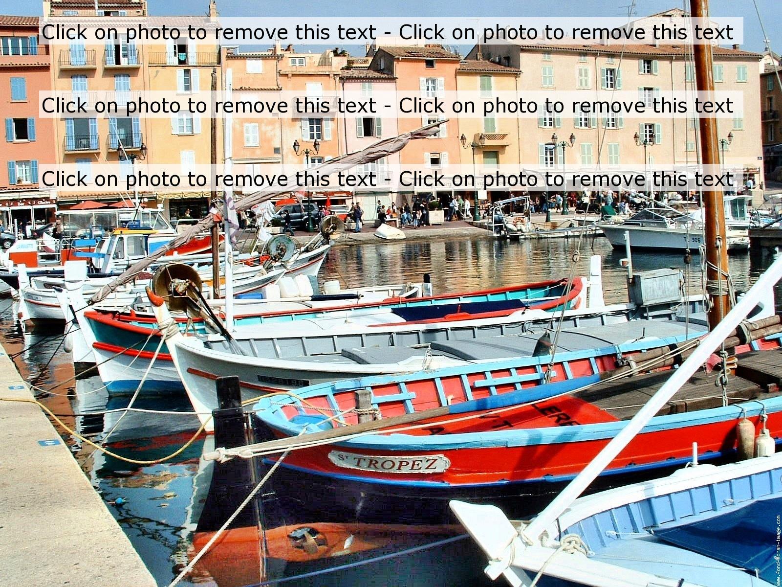 1600x1200 Fishing boats in St Tropez HD Wallpaper