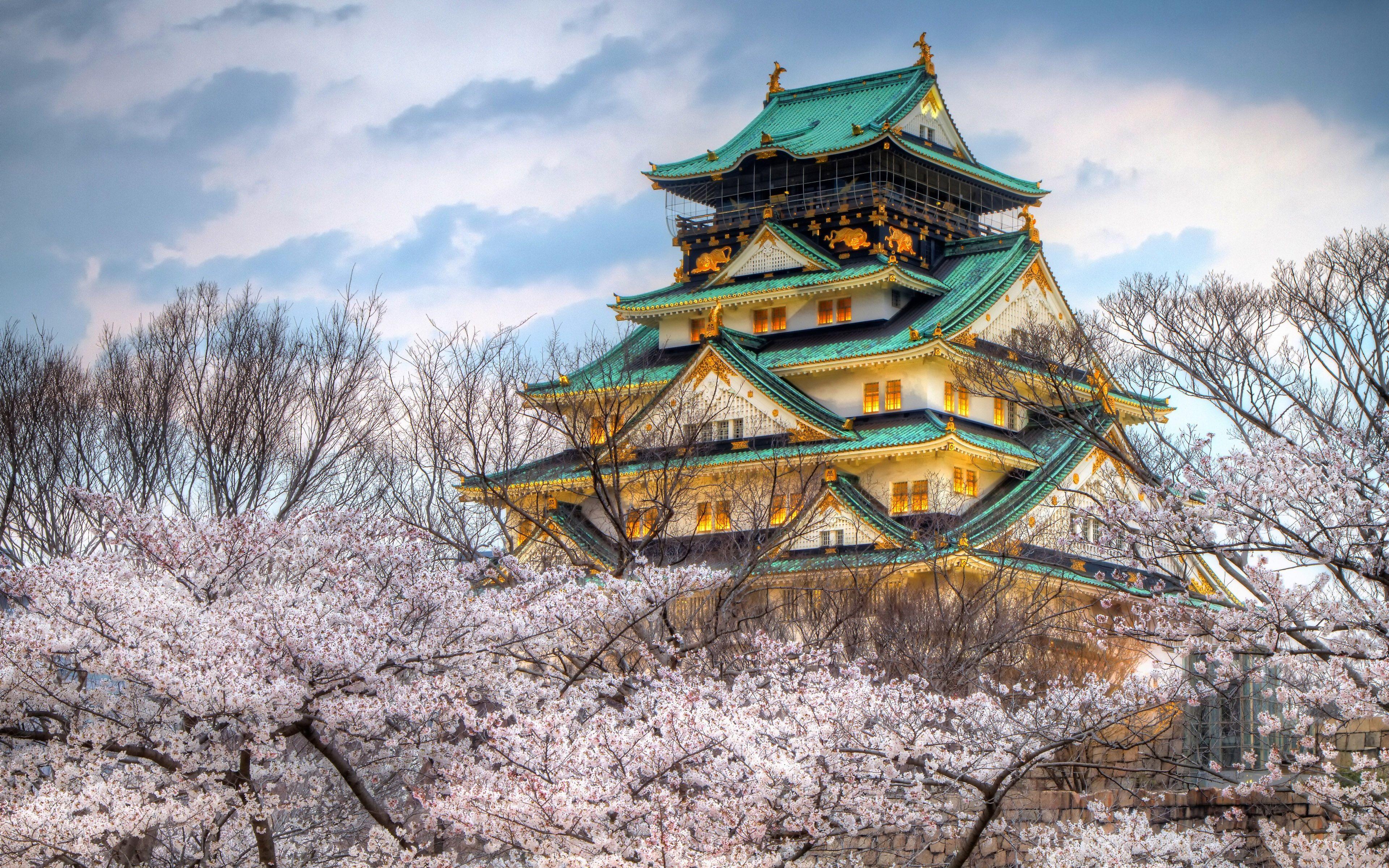3840x2400 Spring in Japan Wallpaper HD free download