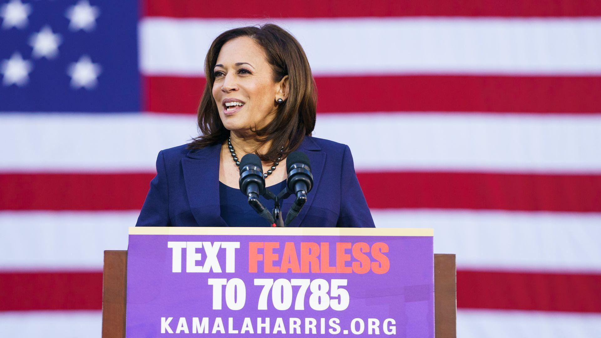 Kamala harris zoom call today